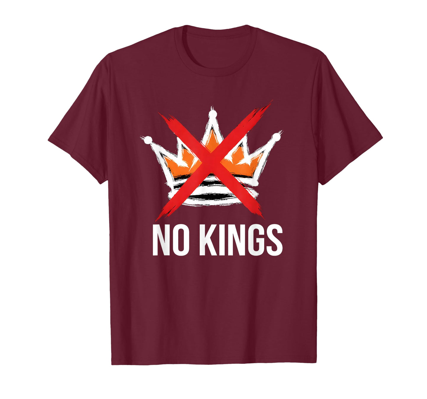 No Kings Protest Democracy No Kings in America Patriotic T-Shirt