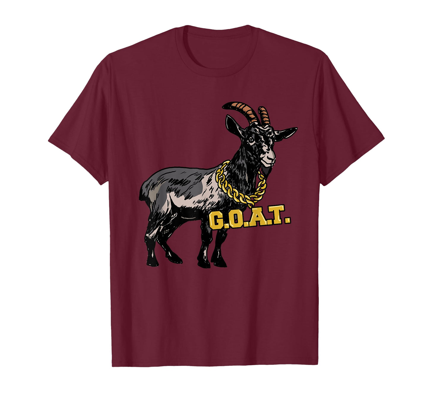 Goat with G.O.A.T. Chain T-Shirt