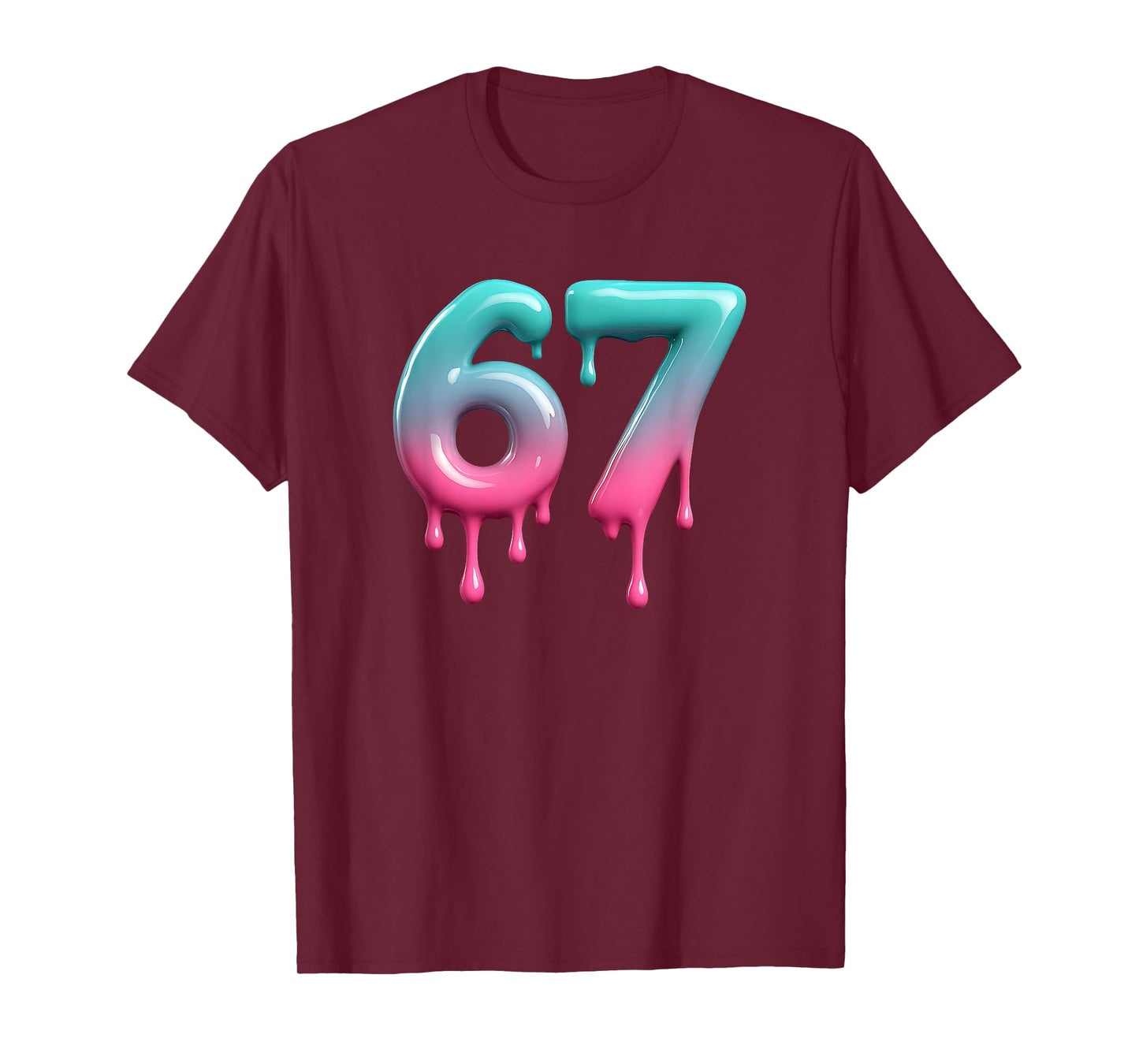 Six Seven 67 Meme for Gen Alpha Kids and Adults 6 7 T-Shirt