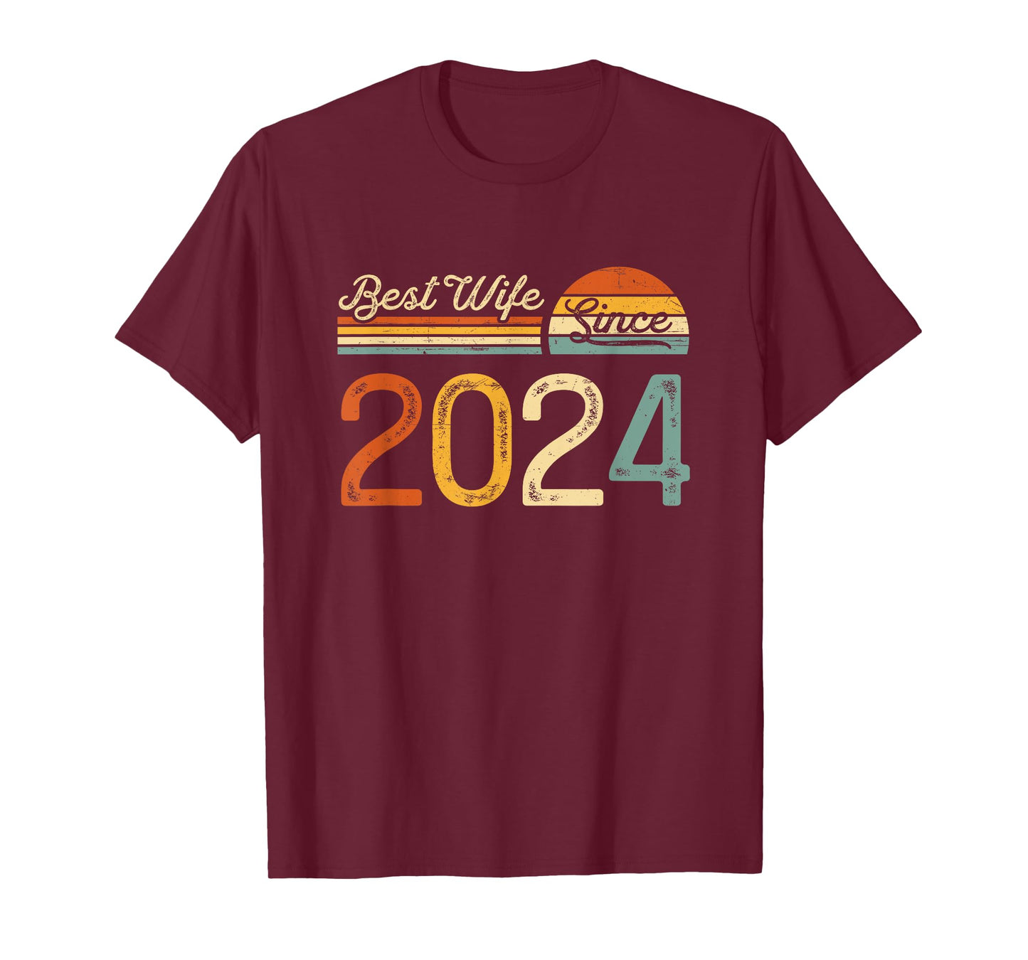 1st wedding anniversary - Best Wife Since 2024 1 years T-Shirt