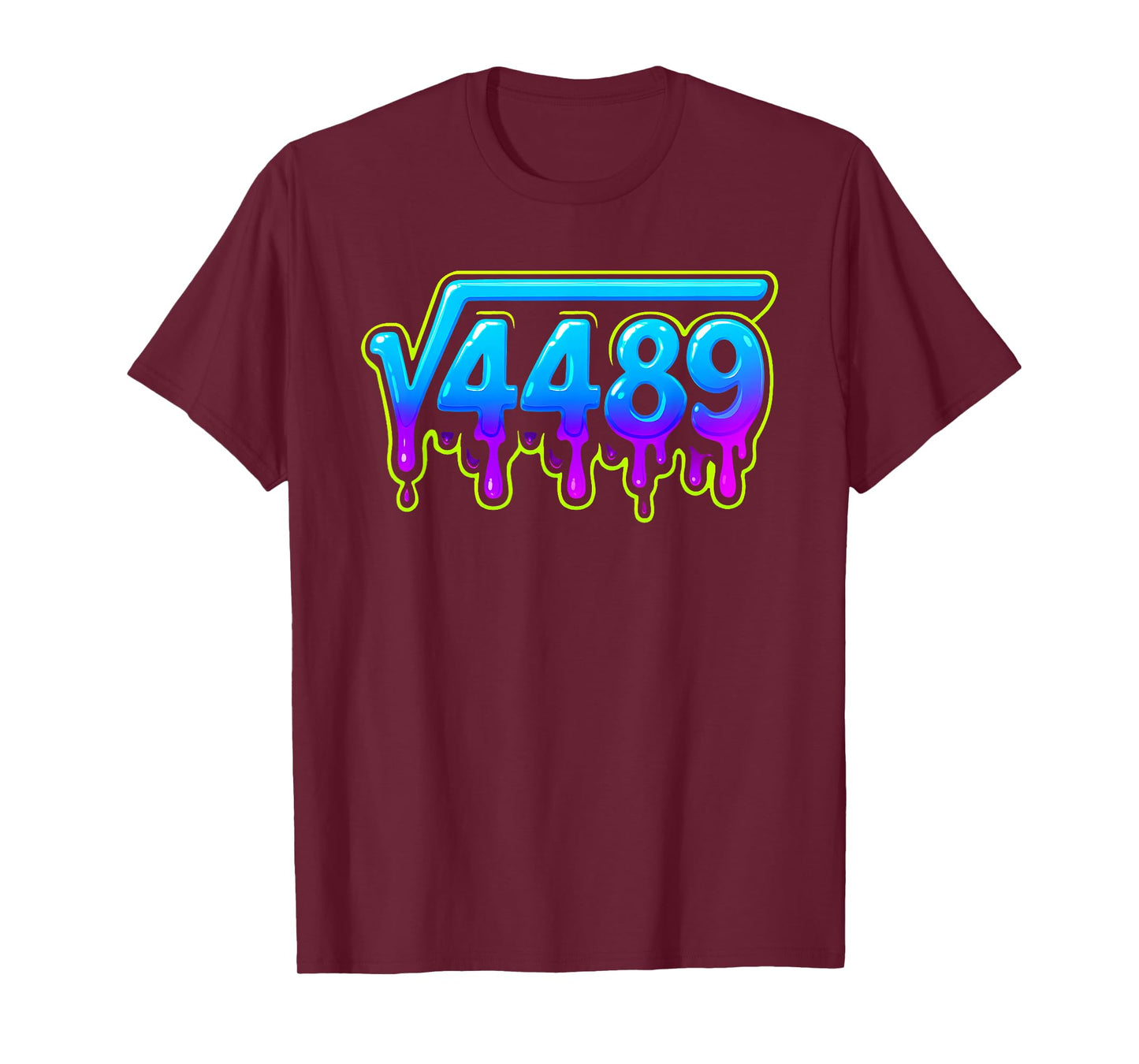 67 Ice Meme Square Root 4489 Slang Math Teacher T-Shirt