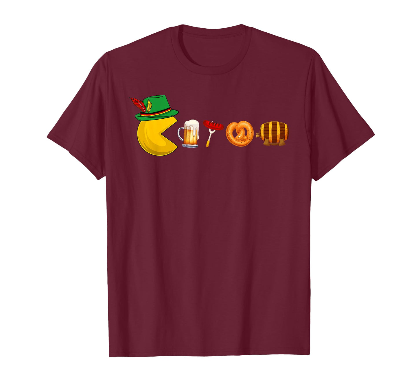 Oktoberfest Germany Flag German Gamer Beer Festival Men Boys T-Shirt