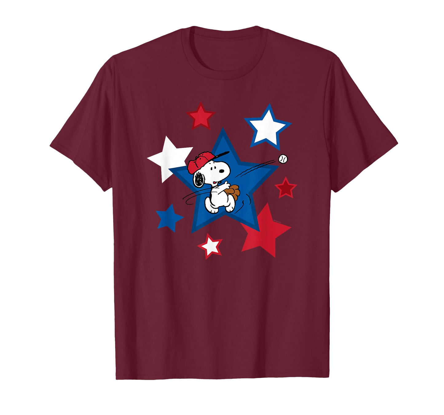 Peanuts Snoopy Baseball Stars T-Shirt