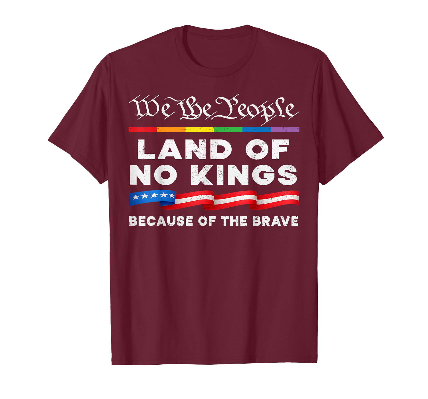 No Kings Shirt America Vintage Flag No Kings Day T-Shirt