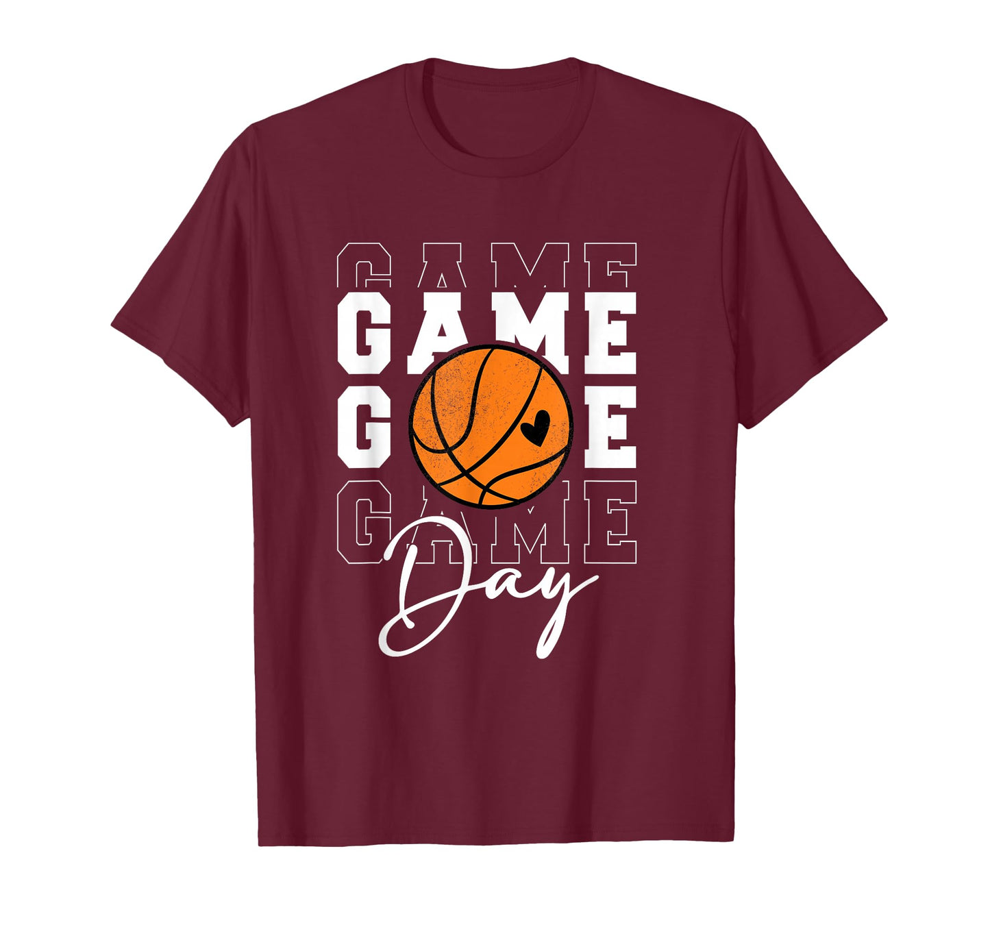 Game Day Basketball Shirt For Youth Boy Girl Basketball Mom T-Shirt