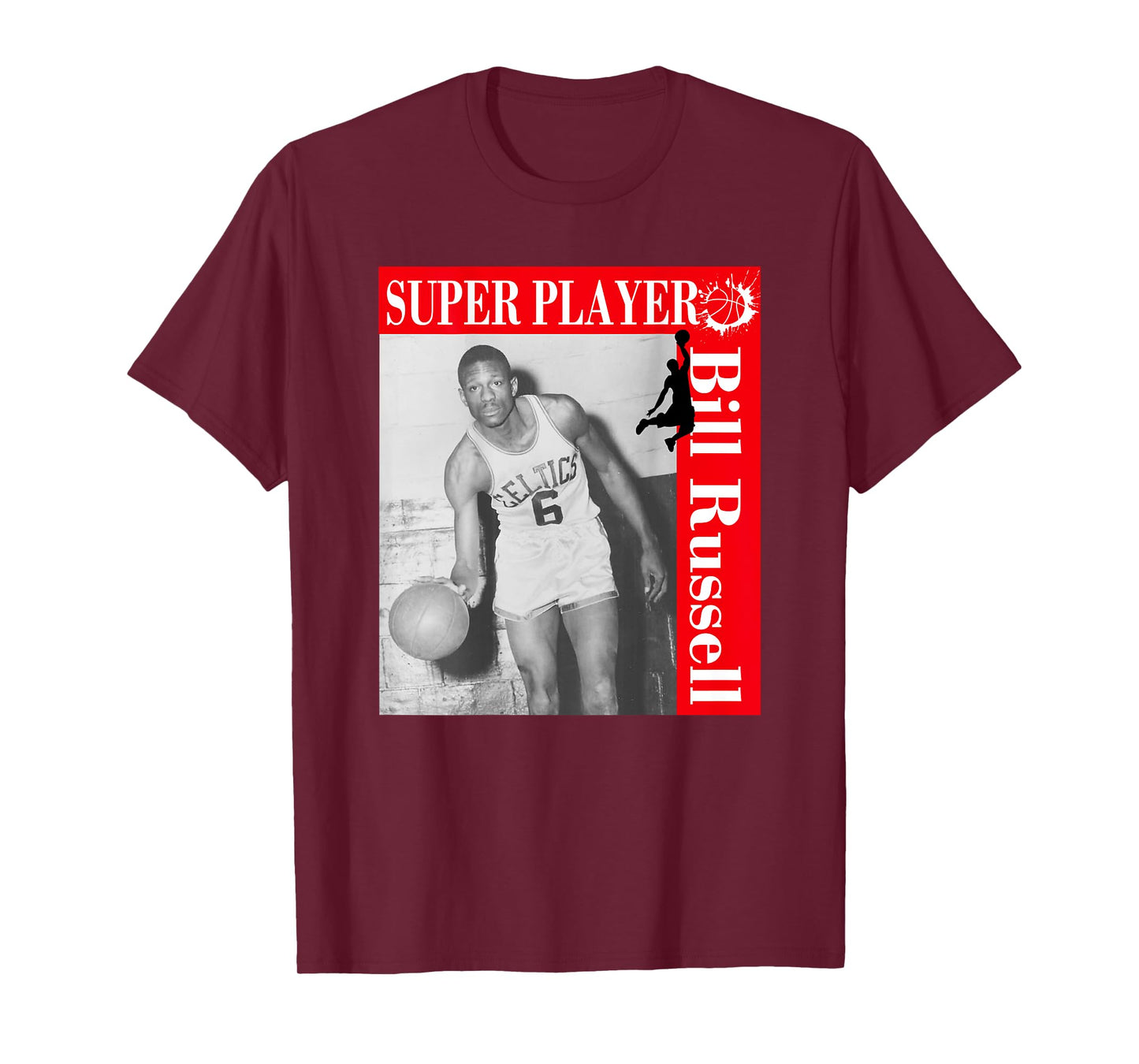 Bill Russell_011_Back Printed T-Shirt