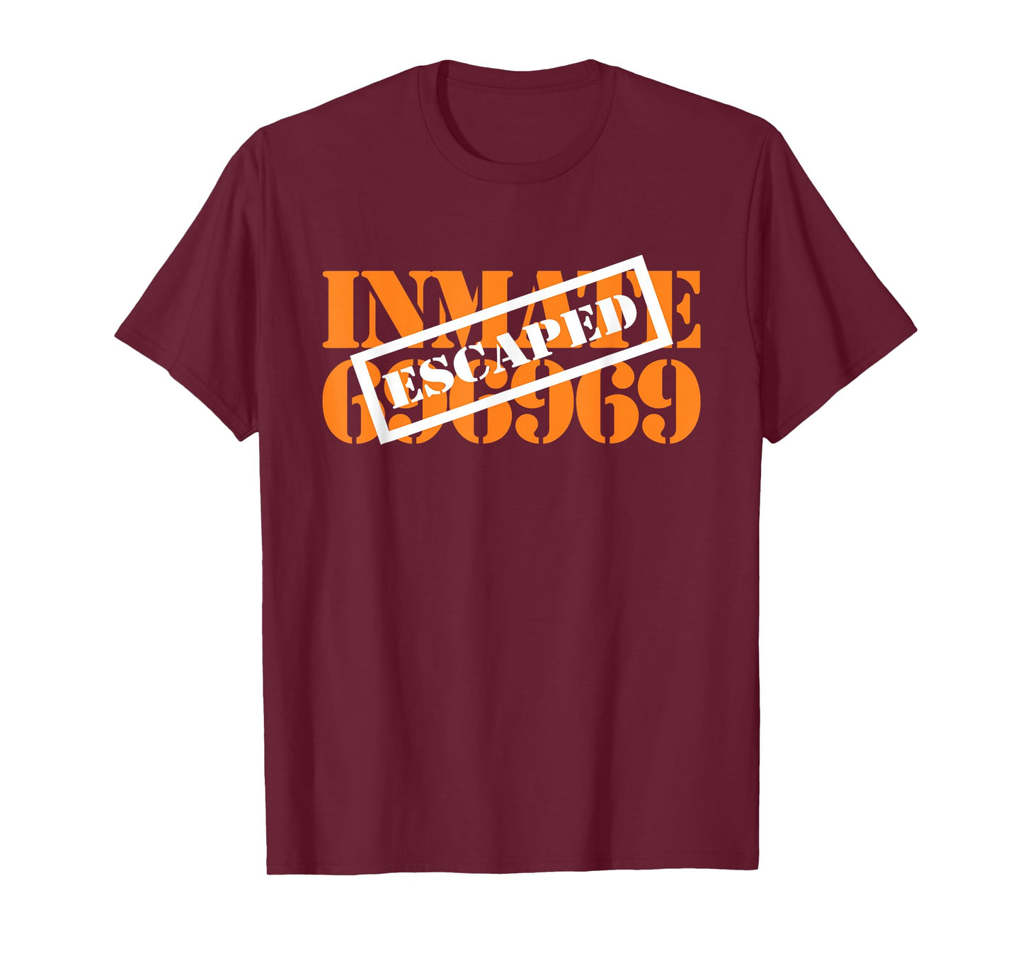 Orange State Prison Inmate County Jail Halloween Costume T-Shirt