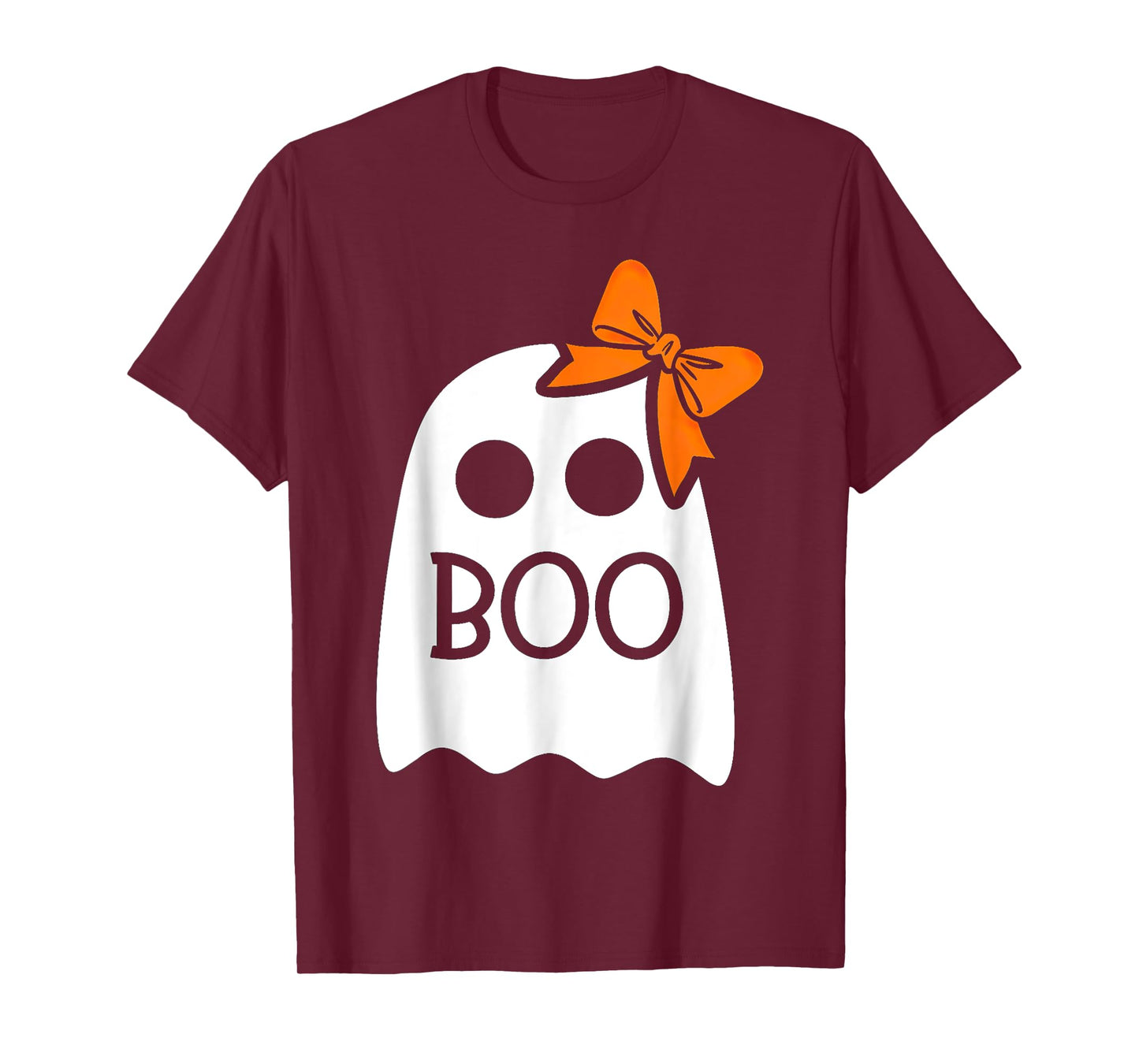 Halloween Ghost Boo with Bow T-Shirt