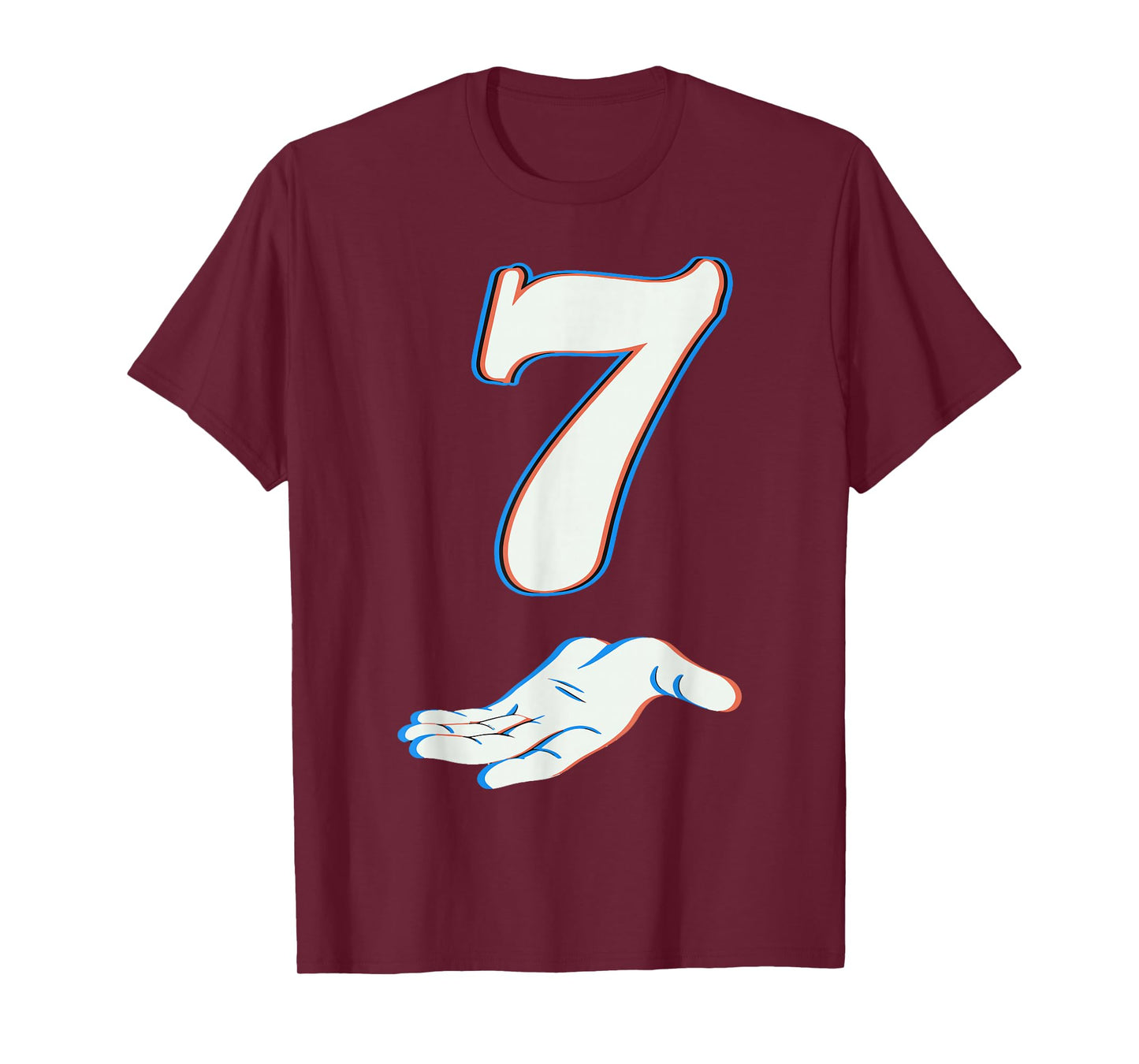 Number 7 Matching 67 Six Seven Meme Couple Halloween Costume T-Shirt