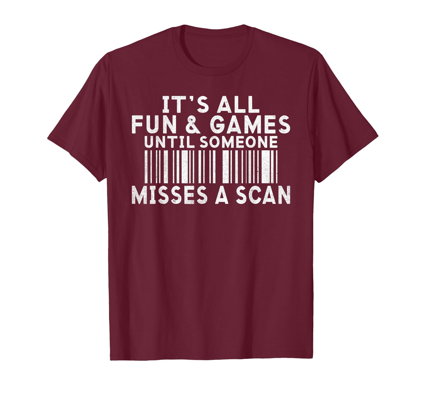 Its all Fun and Games until someone misses a Scan Postal T-Shirt
