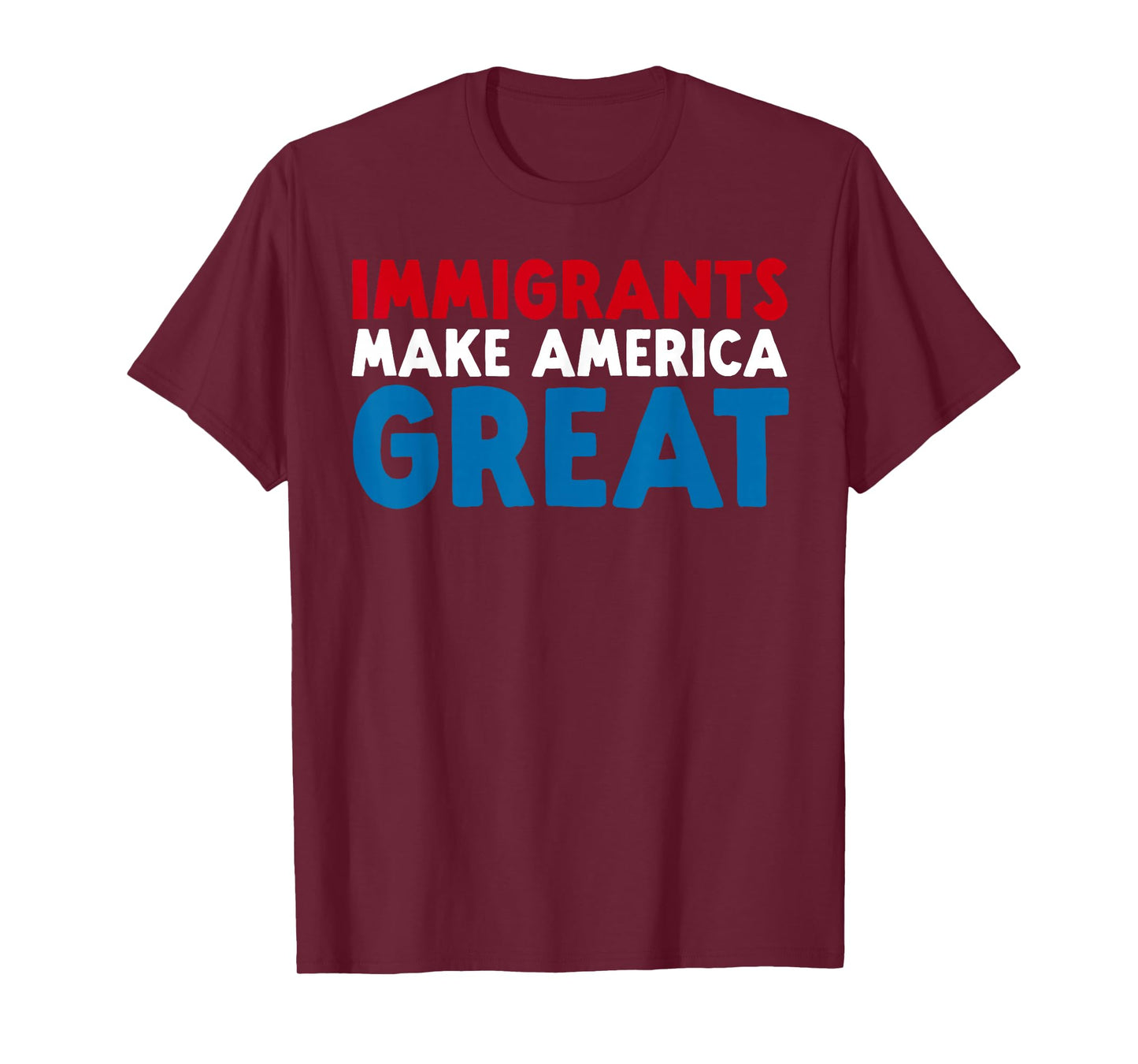 Immigrants Make America Great - No Kings Protest Tee T-Shirt