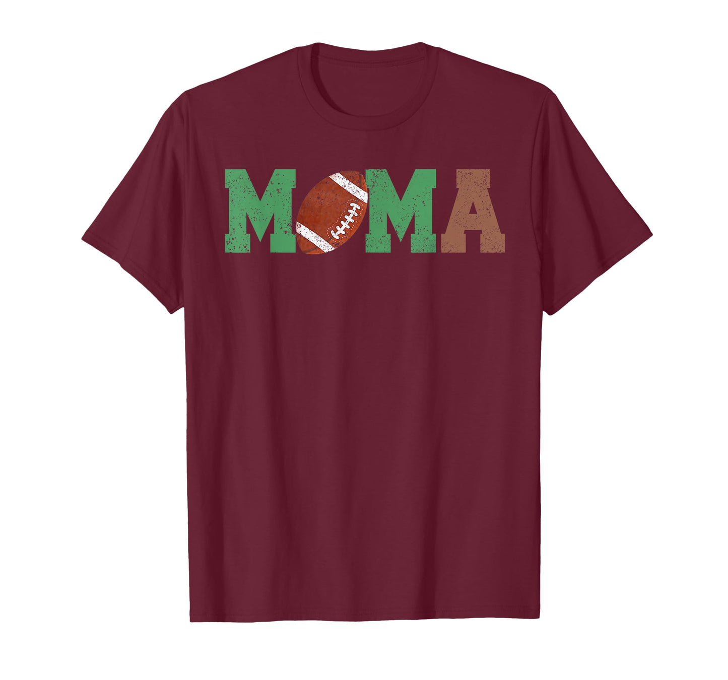 Mama of the 1 Year old Football 1st Year Down Birthday Party T-Shirt