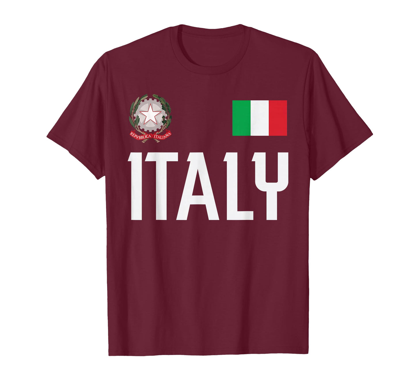 Italy Flag Italian Football Soccer Fan Men Women Kids T-Shirt
