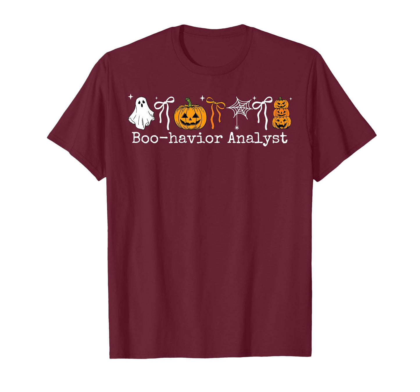 Boo-Havior Analyst Pumpkin Ghost ABA Therapist Halloween T-Shirt