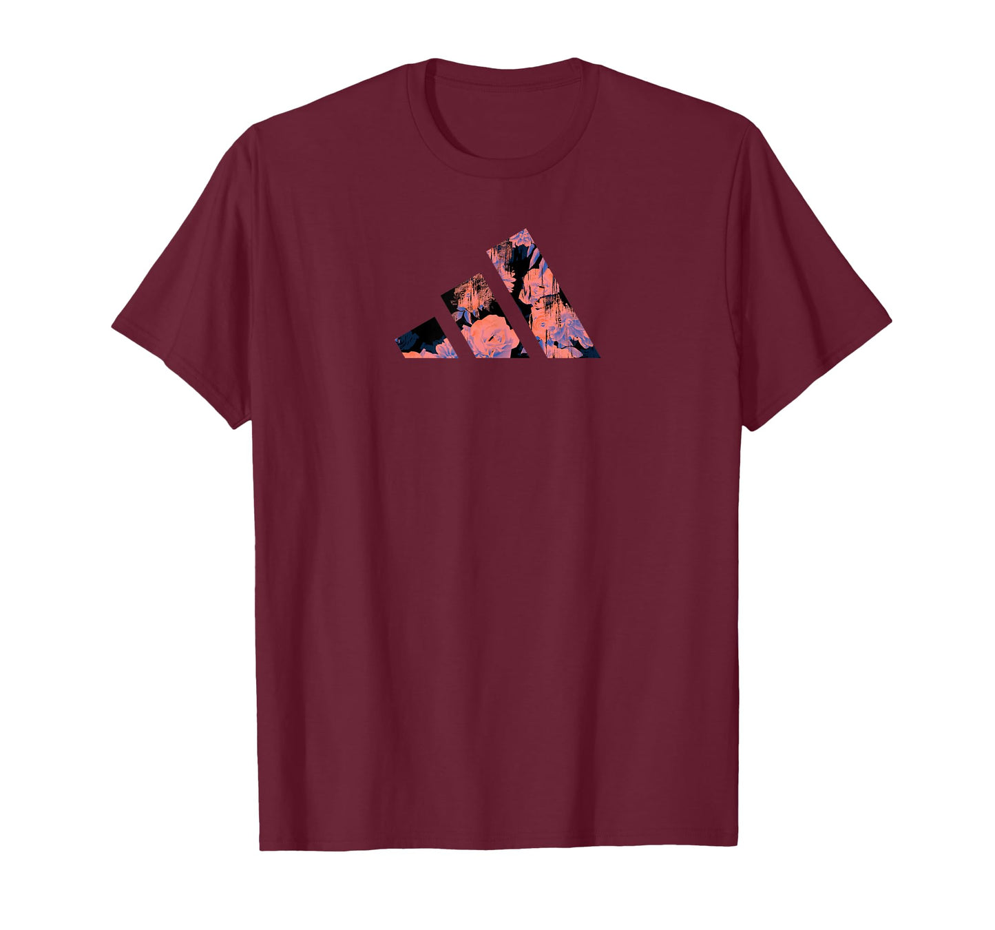 adidas Badge of Sport Three Bar Floral Graphic T-Shirt