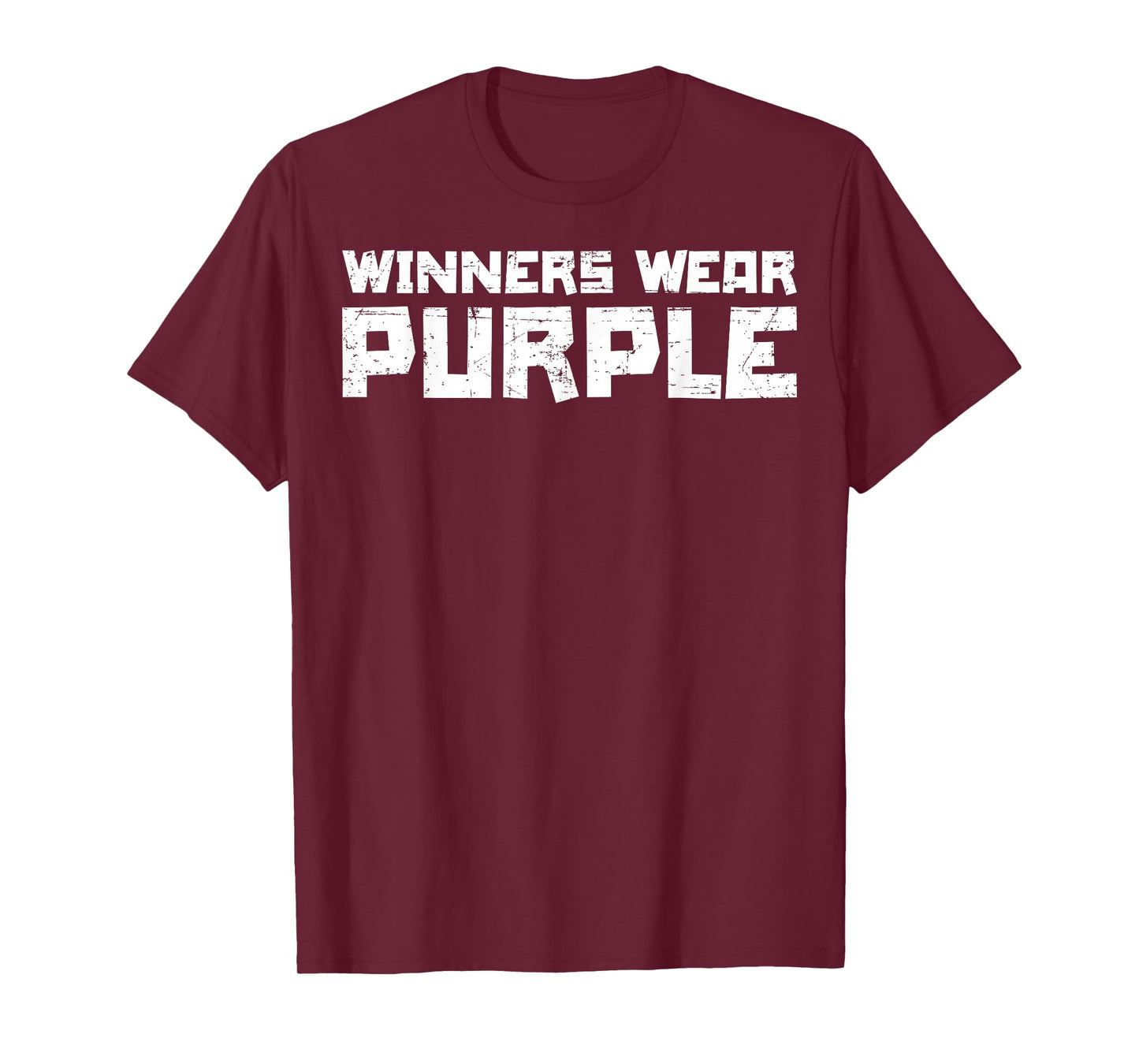 Team Sports Winners Wear Purple T-Shirt