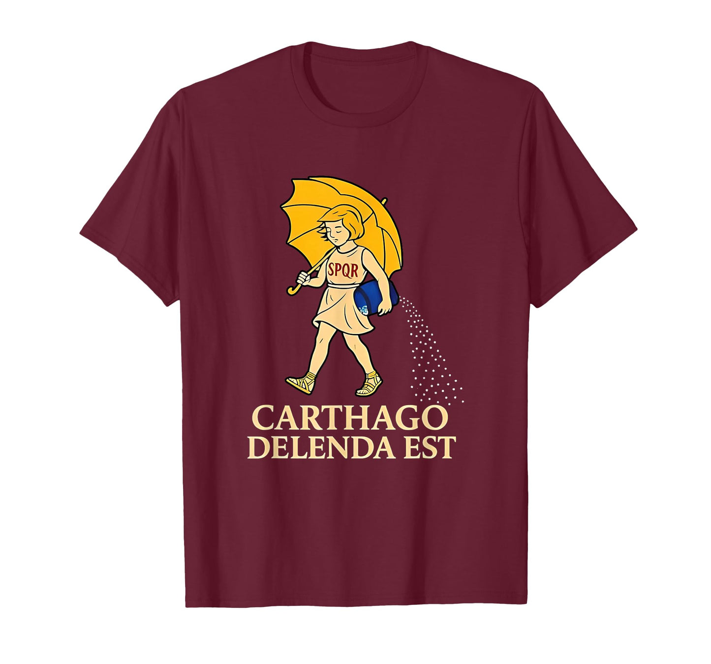 Carthago Delenda EST SPQR T-Shirt
