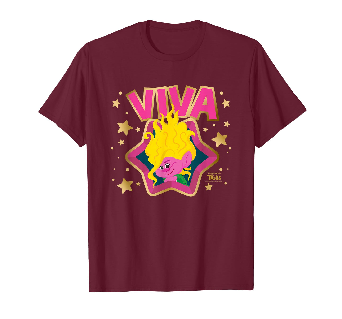 DreamWorks Trolls Viva Star Power Portrait T-Shirt