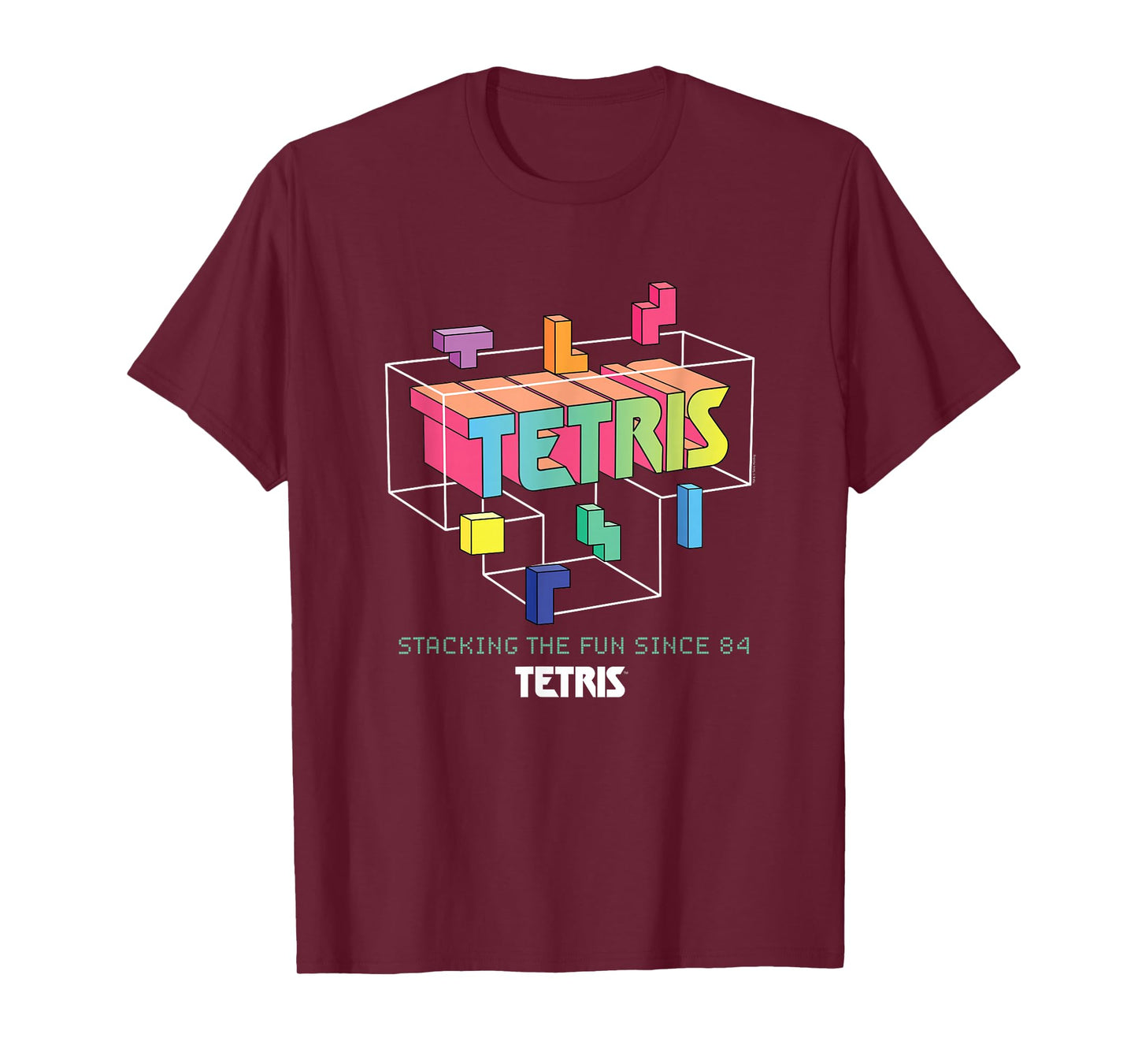 Tetris Stacking the Fun Since '84 T-Shirt
