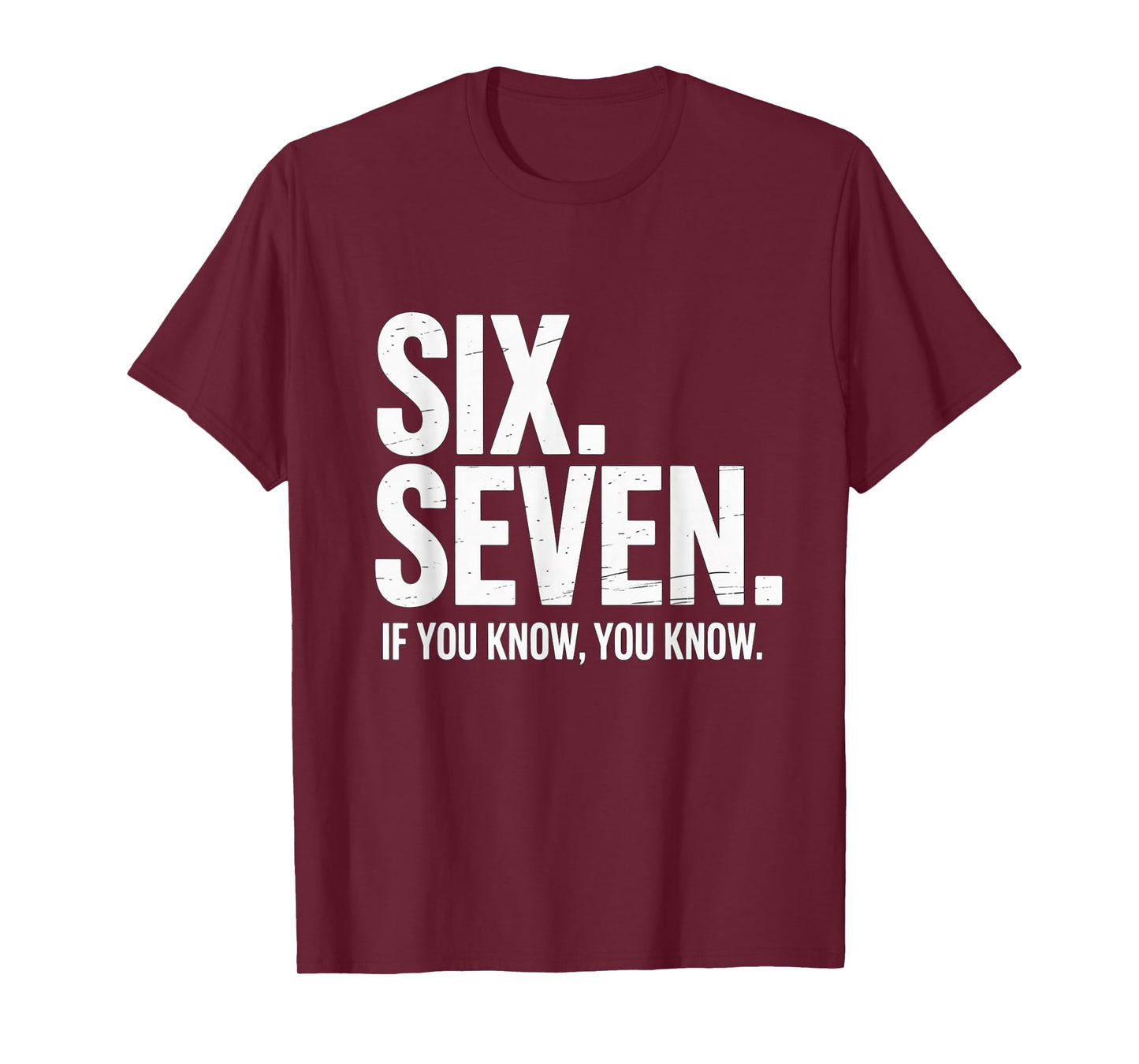 Six Seven If You Know You Know Funny 67 Joke for Men Women T-Shirt