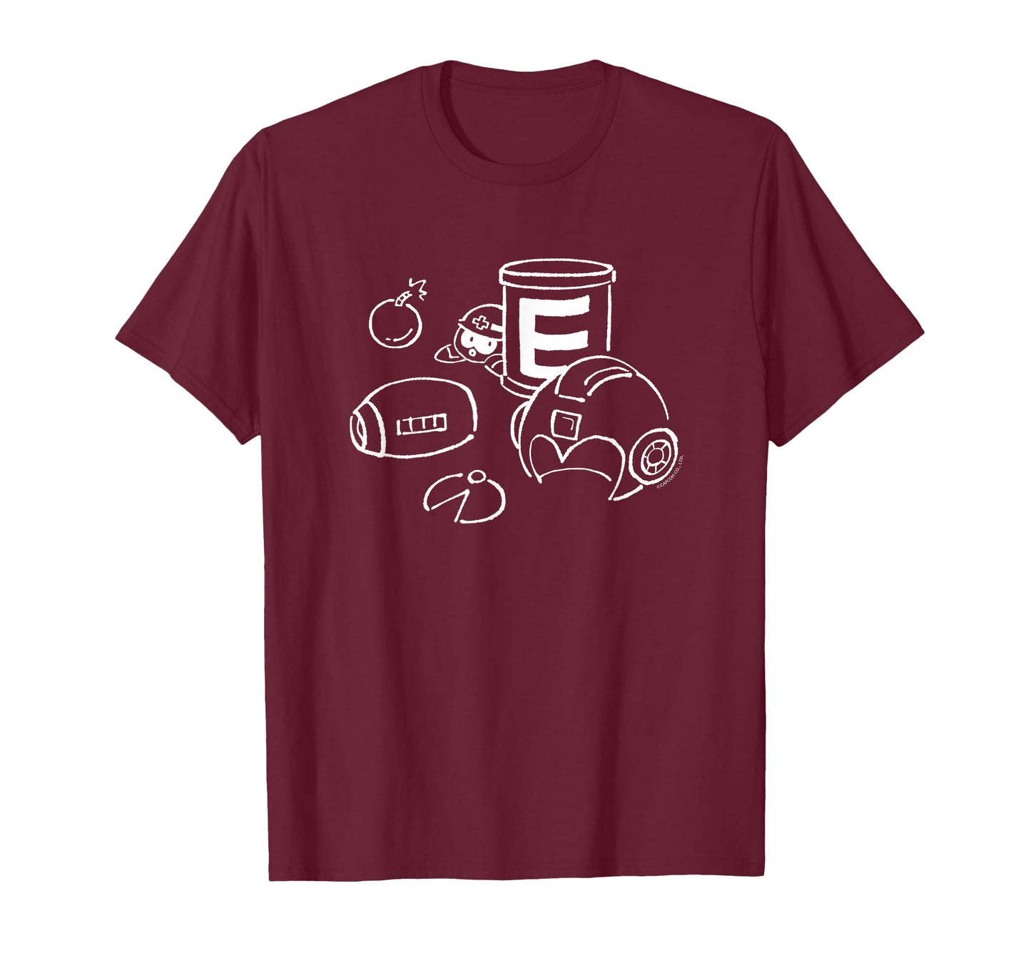 MEGA MAN Line Art (A) T-Shirt