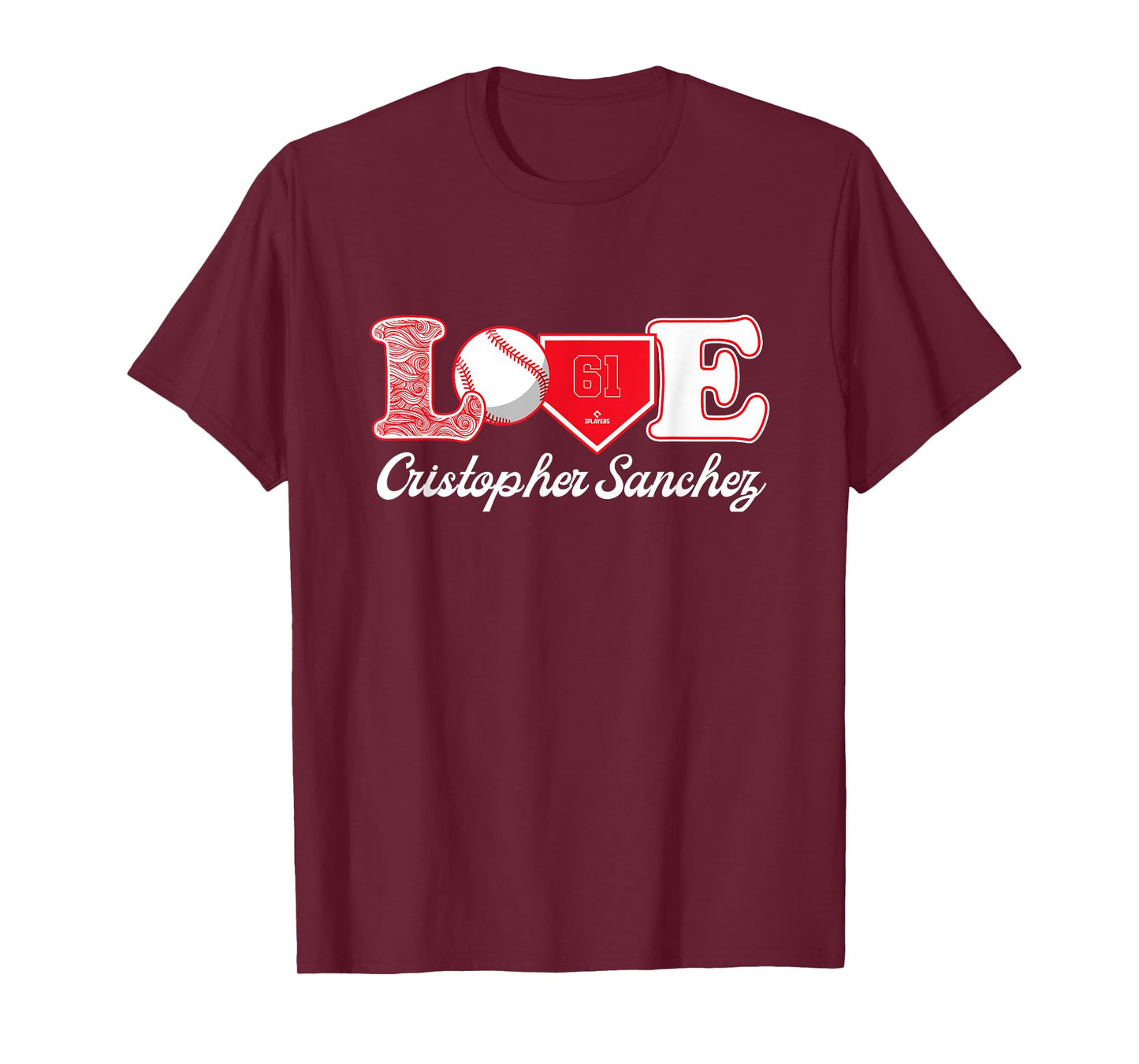 Love Cristopher Sanchez Philadelphia Baseball MLBPA T-Shirt