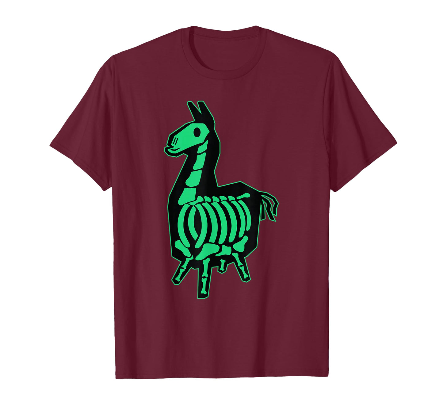 Fortnite Neon Color X-Ray Llama Center Icon T-Shirt