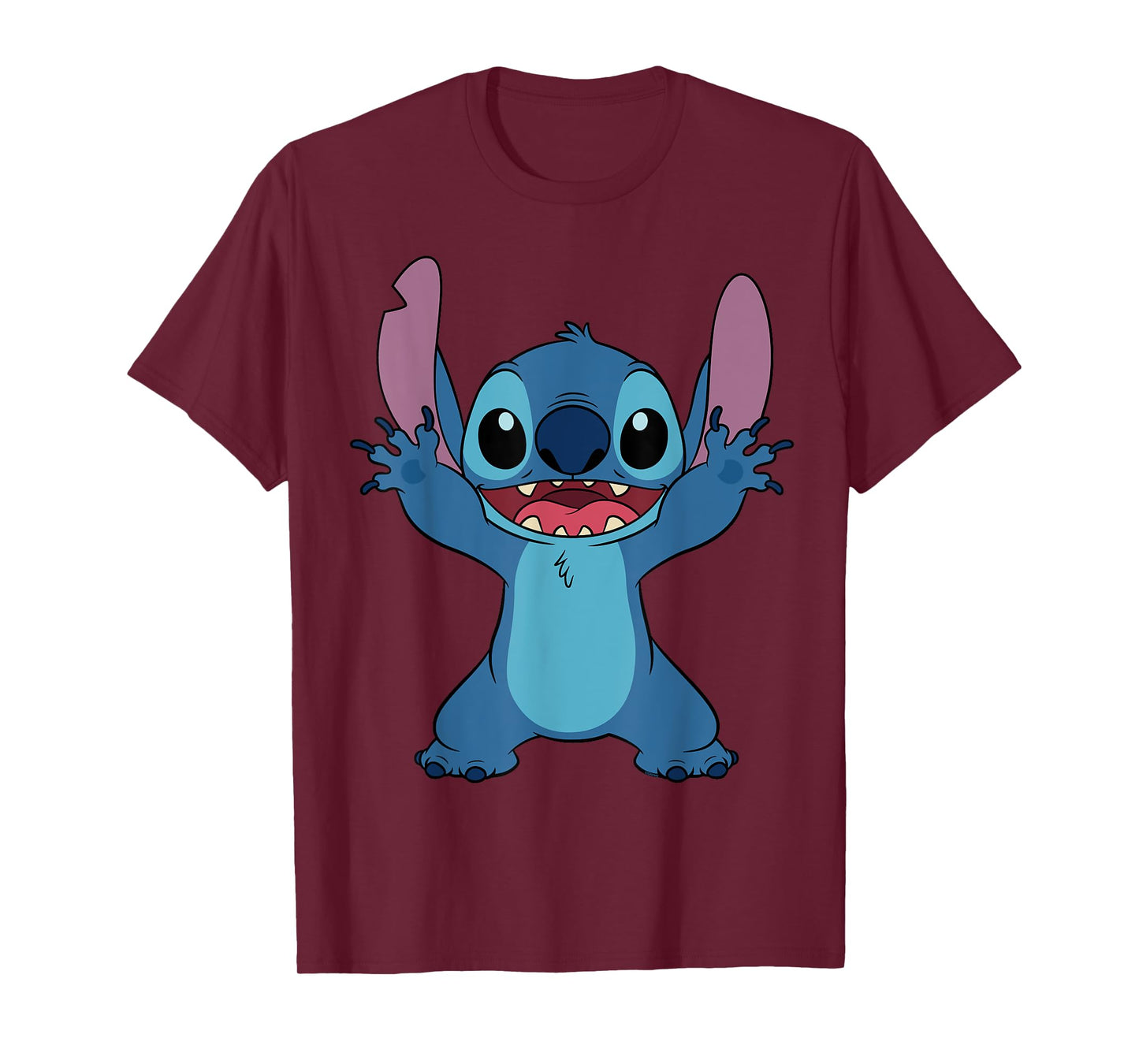 Disney Lilo & Stitch Stitch Front and Back 2-Sided T-Shirt