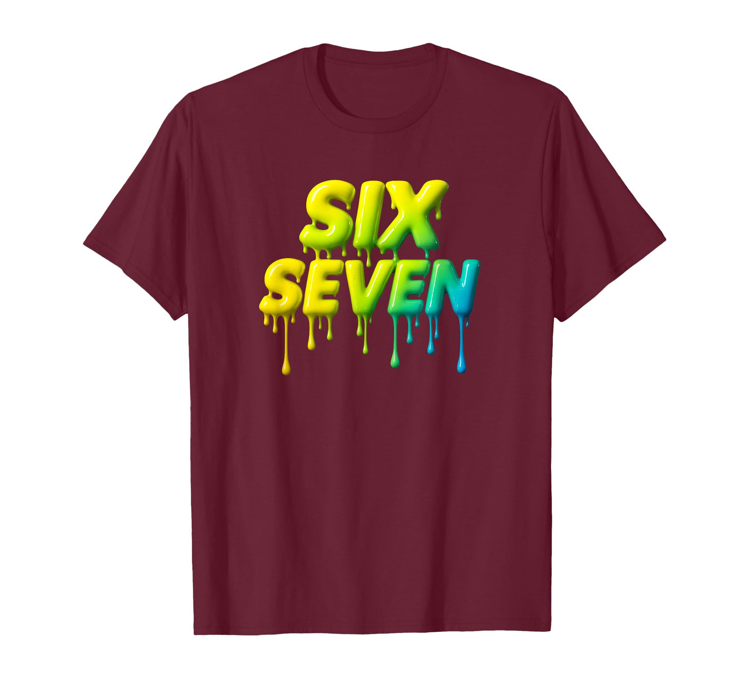 Six Seven 67 Meme for Gen Alpha Kids and Adults 6 7 T-Shirt