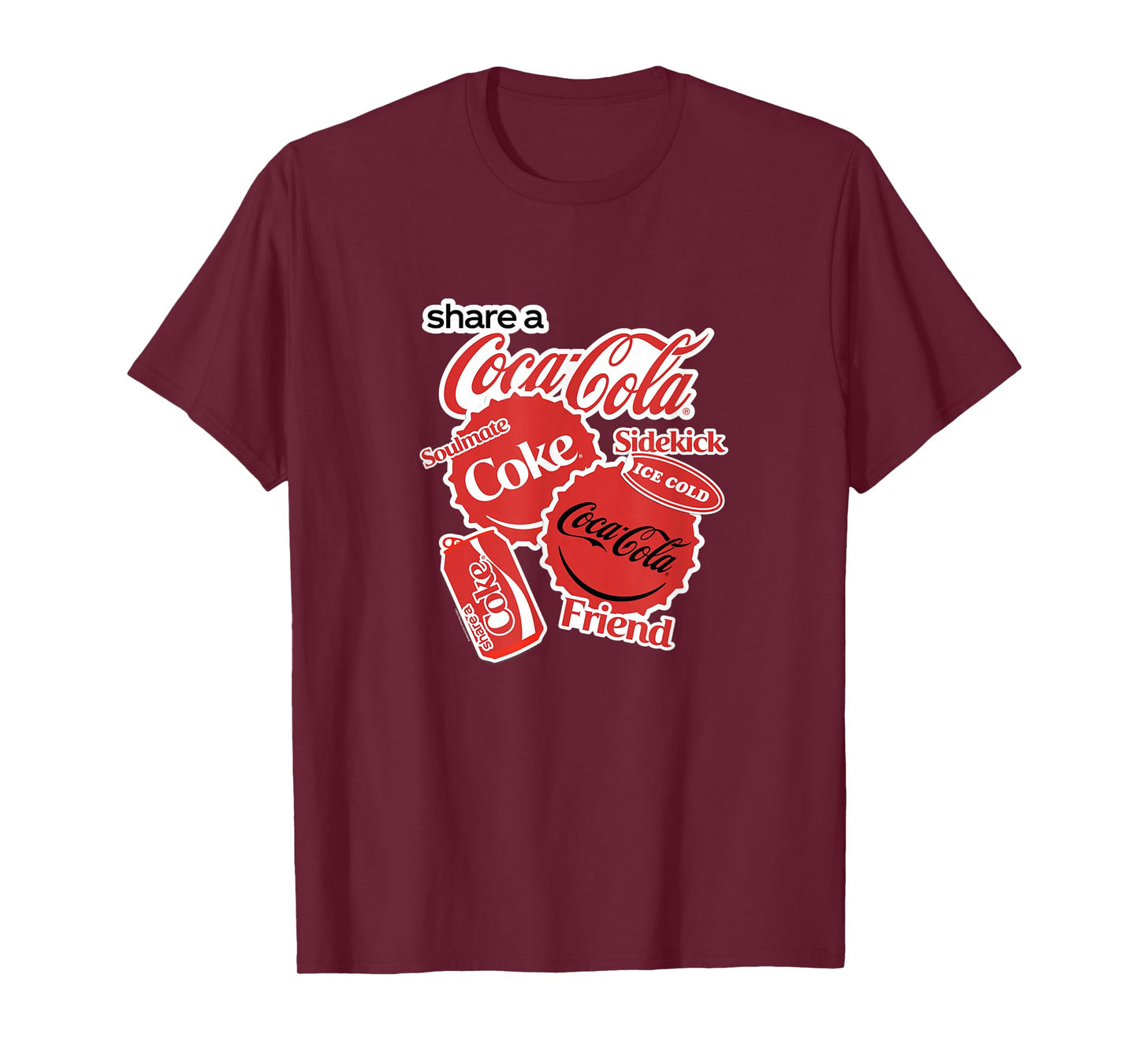 Coca-Cola Share A Coke Bottlecap Jumble T-Shirt