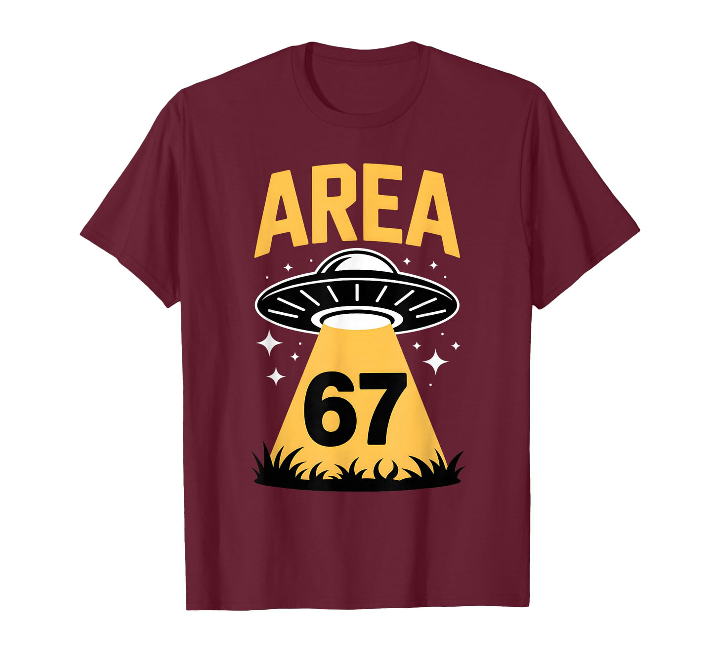 Funny Area 67 UFO Alien Viral Slang Conspiracy Gen Z Humor T-Shirt