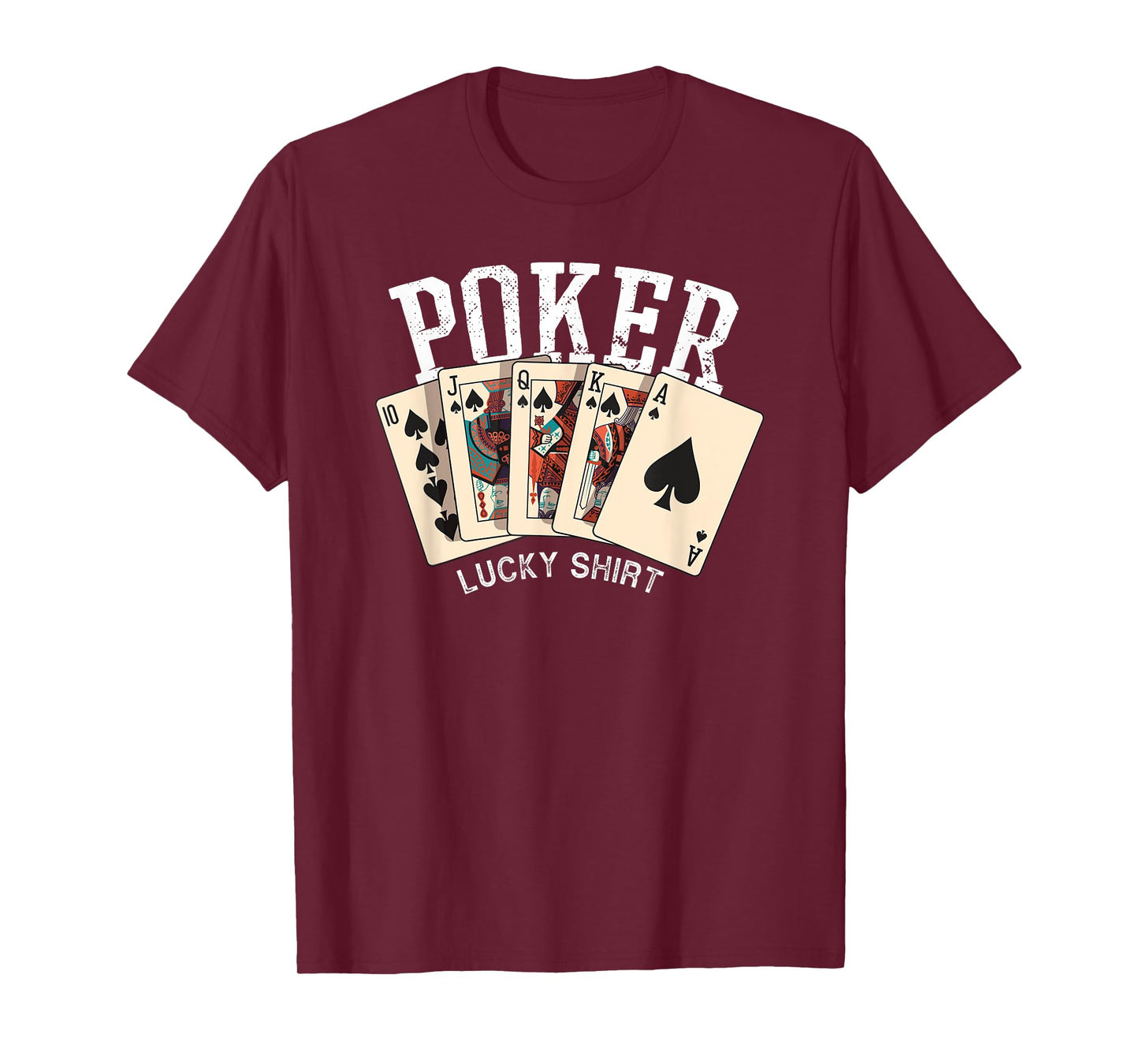 Poker Lucky Shirt Poker Player Gambling Funny Poker T-Shirt