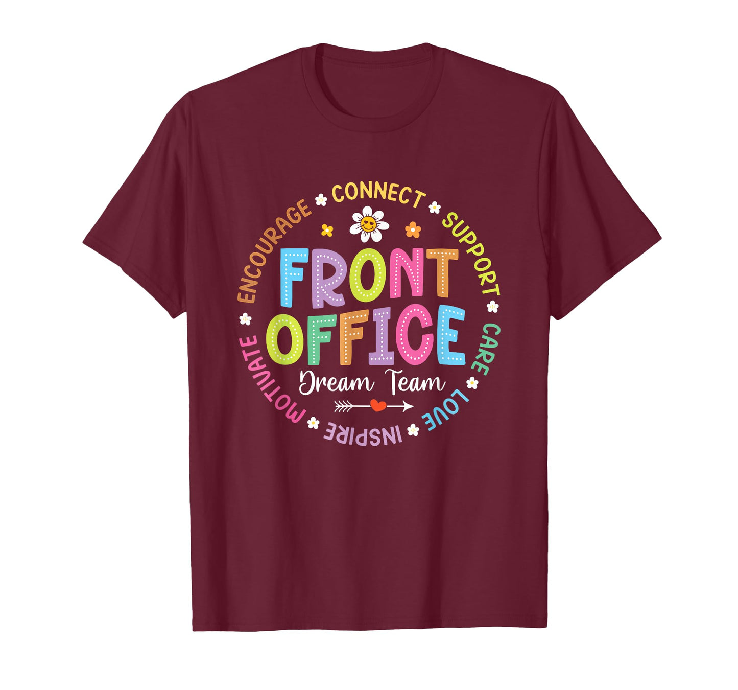 Front Office Squad Back to School Happy First Day of School T-Shirt