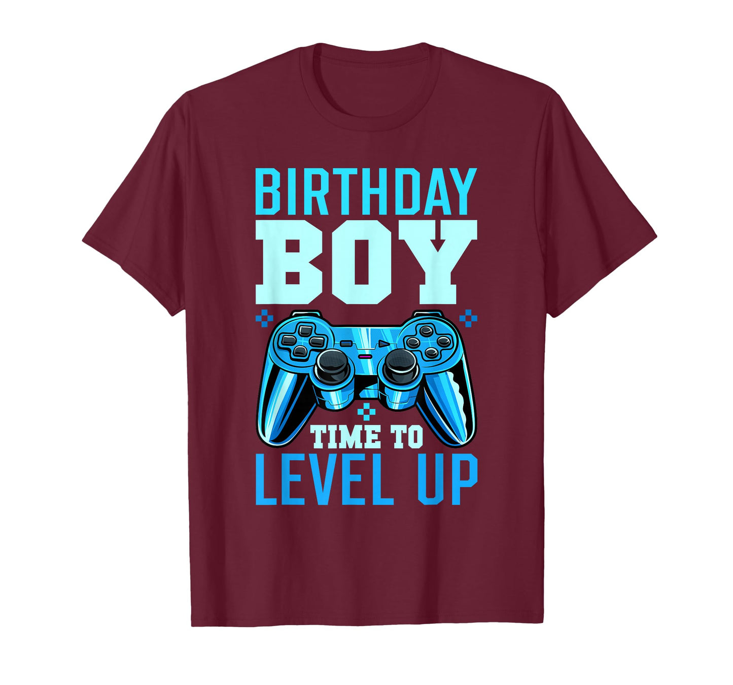 Level Up Birthday Boy Matching Gamer Party T-Shirt - Classic Fit, Black