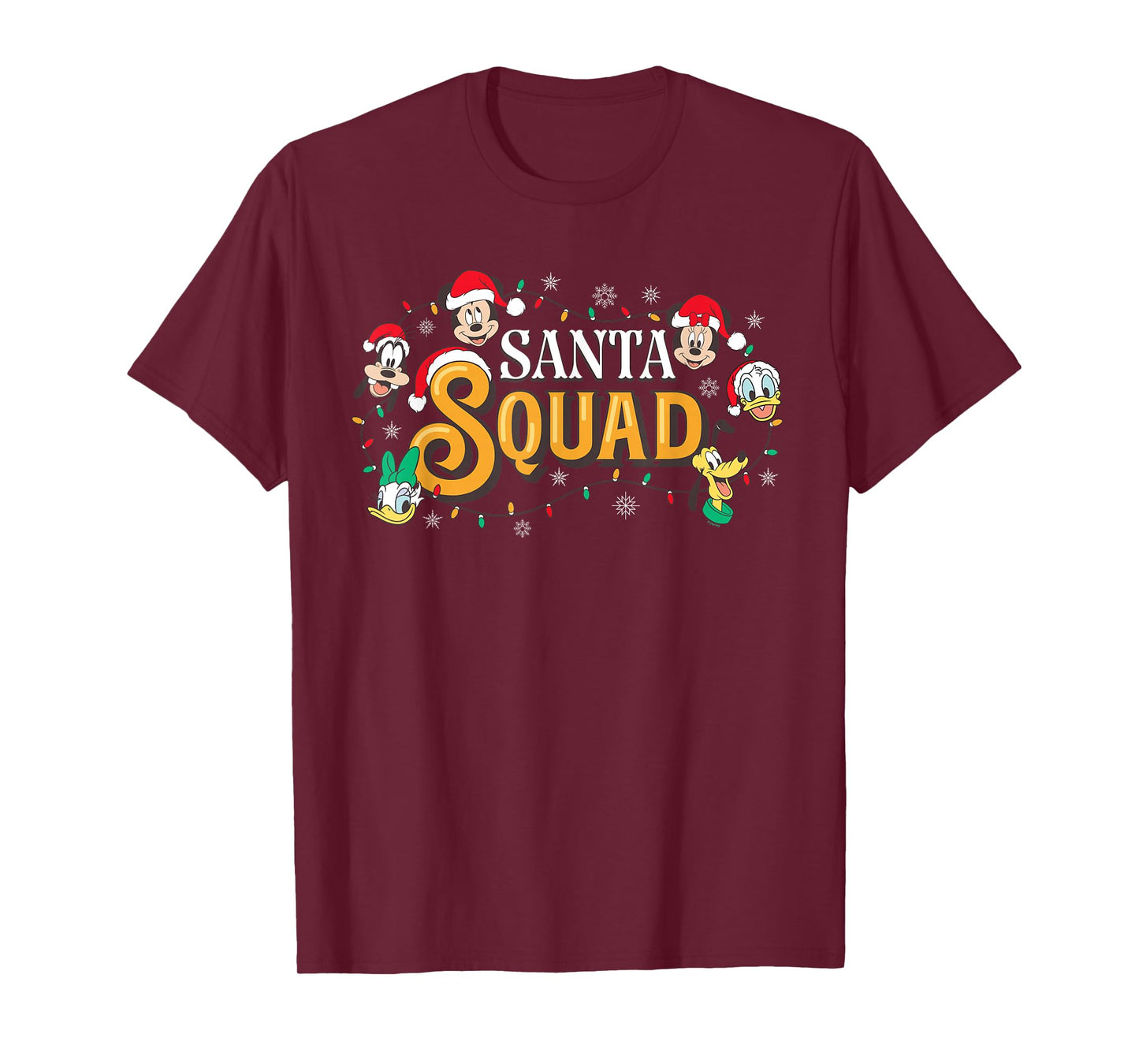 Disney Mickey & Friends Santa Squad Family Christmas Trip T-Shirt