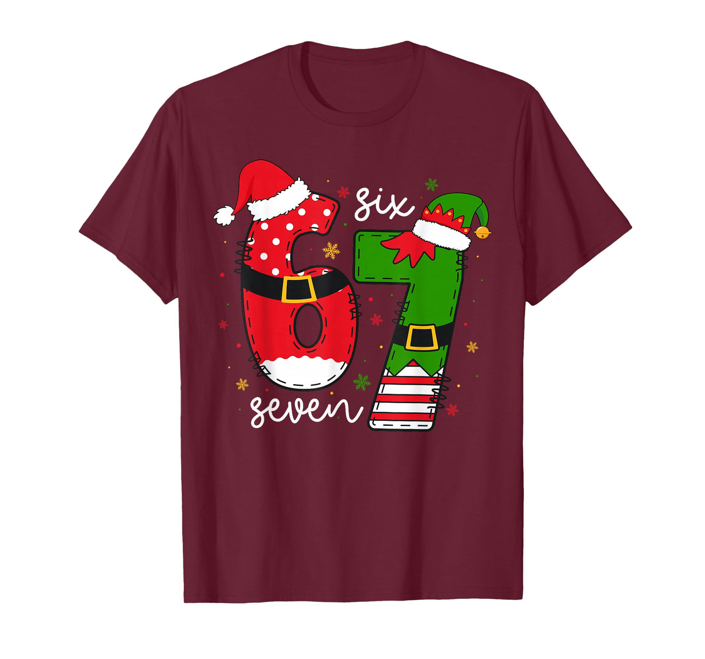 67 Meme Six Seven for Kids Women Men Boys Girls Christmas T-Shirt