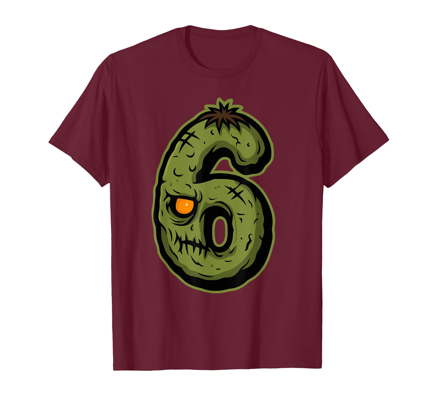 Couple Halloween Costume Duo Costume 6 7 Zombie Number 7 T-Shirt