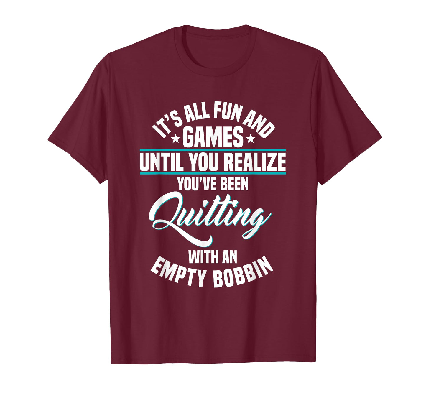 Quilter Quilt Art Stitiching Quilting Fabric Stitch Sewing T-Shirt