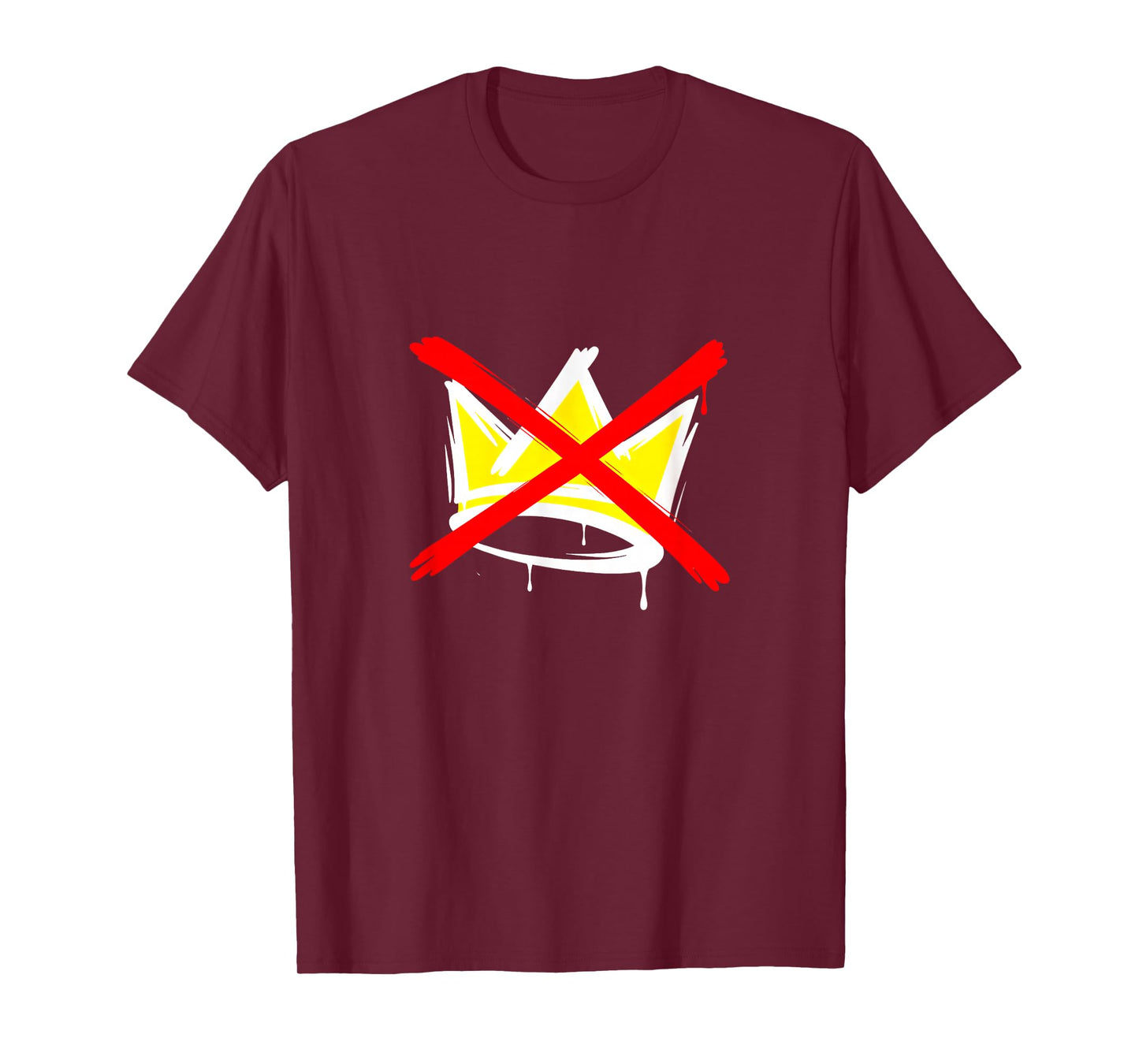 No King in America Protest Sign Vertical T-Shirt