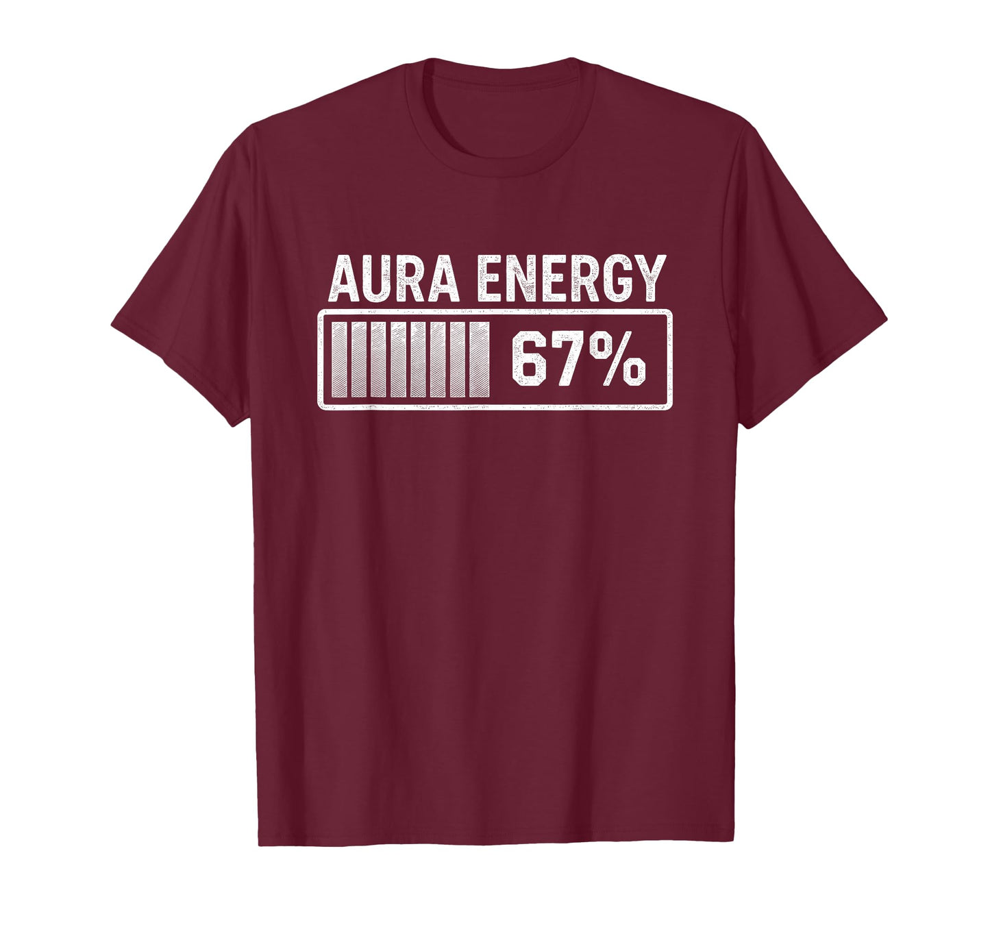 Aura at 67 Funny Six Seven Meme Gen Alpha Slang T-Shirt