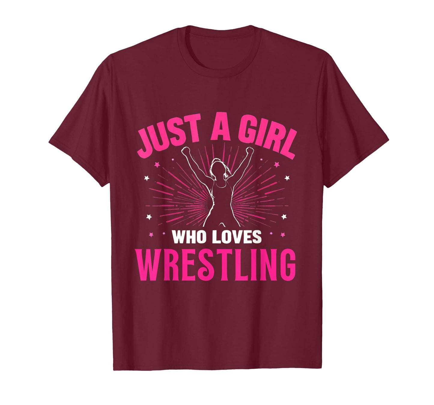 Just A Girl Who Loves Wrestling, Girls & Kids, Wrestler Girl T-Shirt