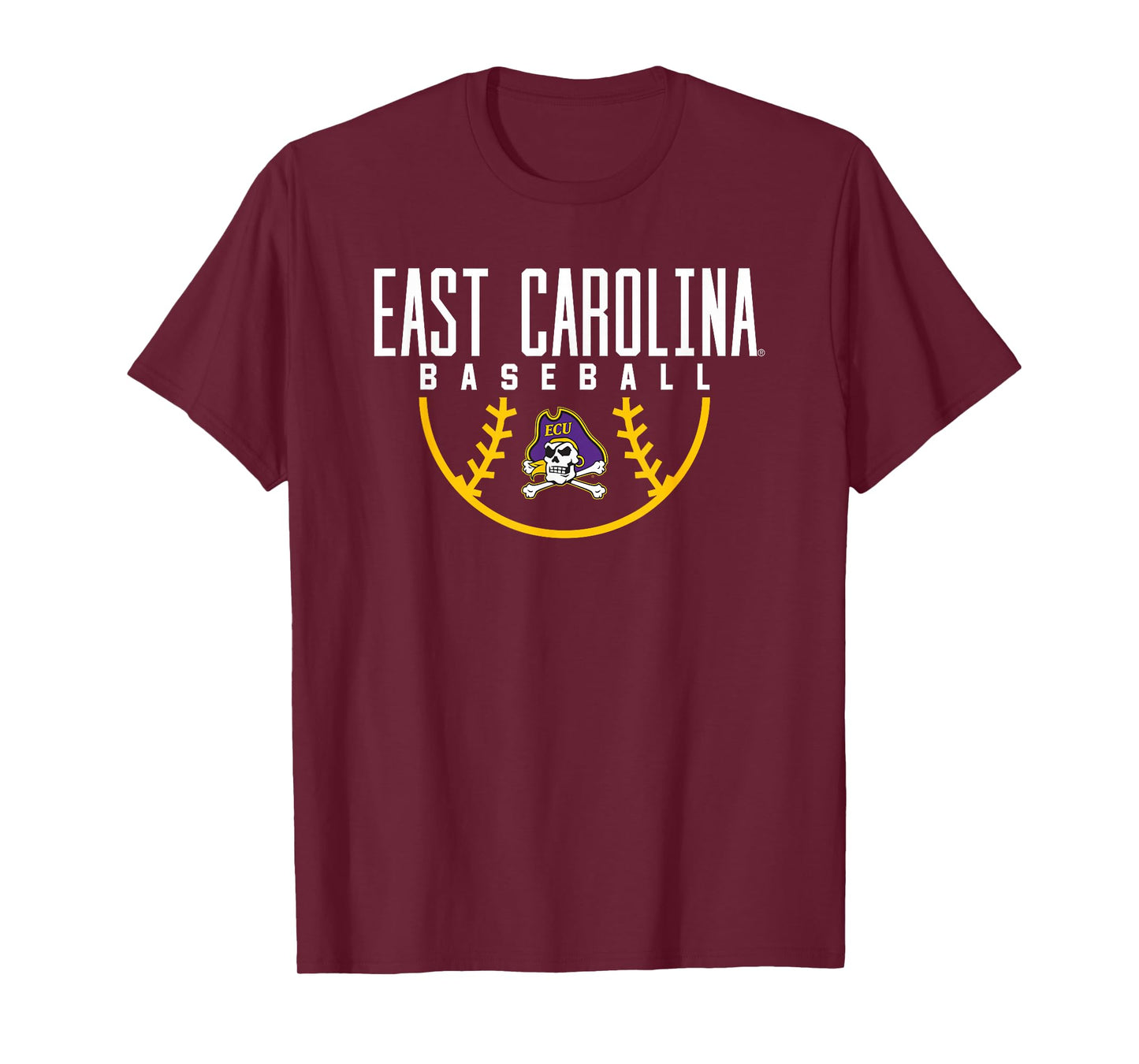 East Carolina University ECU Pirates Baseball Arch T-Shirt