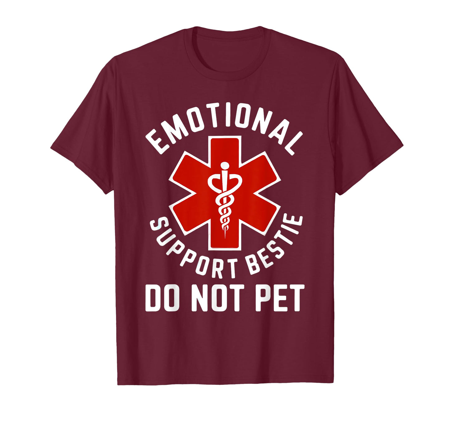 Do Not Pet Emotional Support Bestie Best Friend Matching BFF T-Shirt