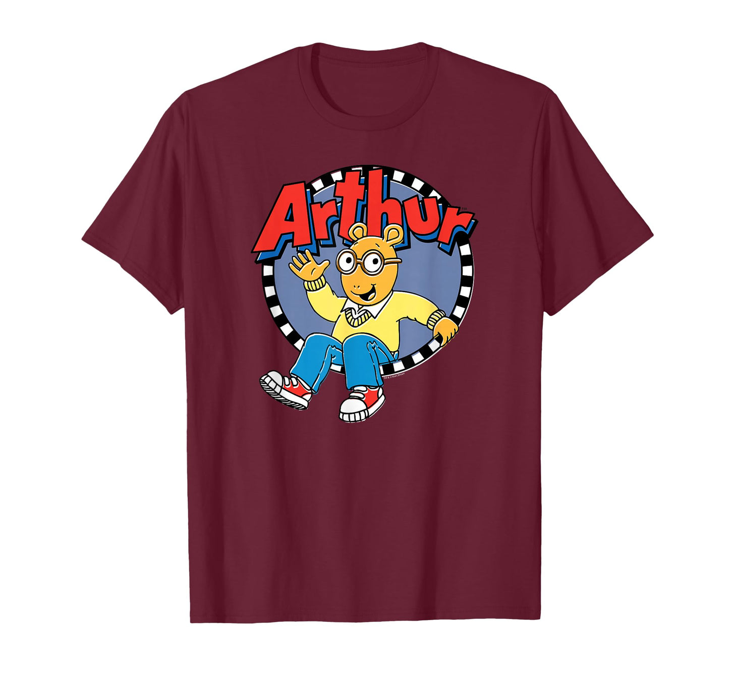 Arthur Non Distressed Arthur Waving Logo T-Shirt