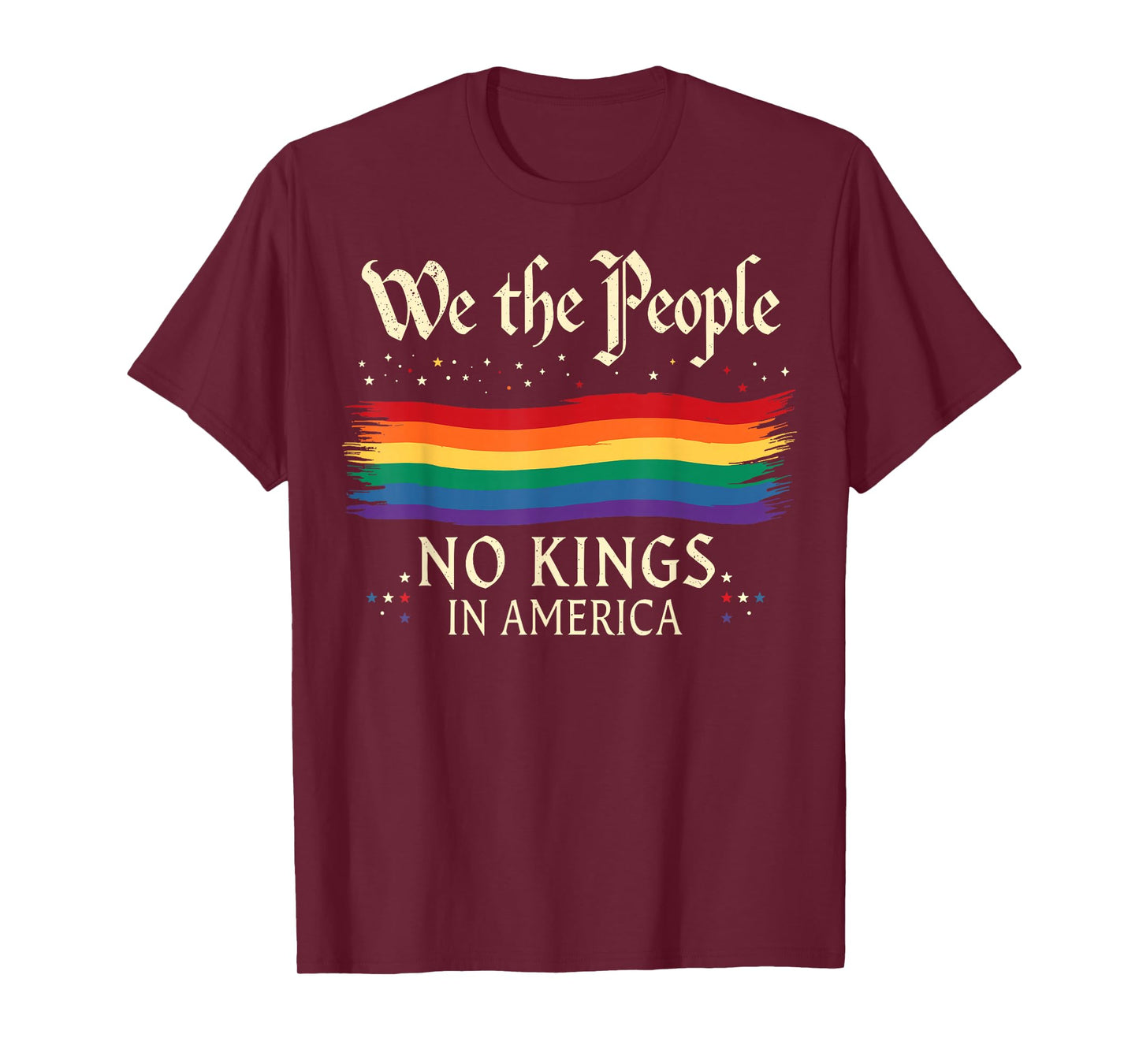 No Kings in America Since 1776 We The People USA Anti-Trump T-Shirt
