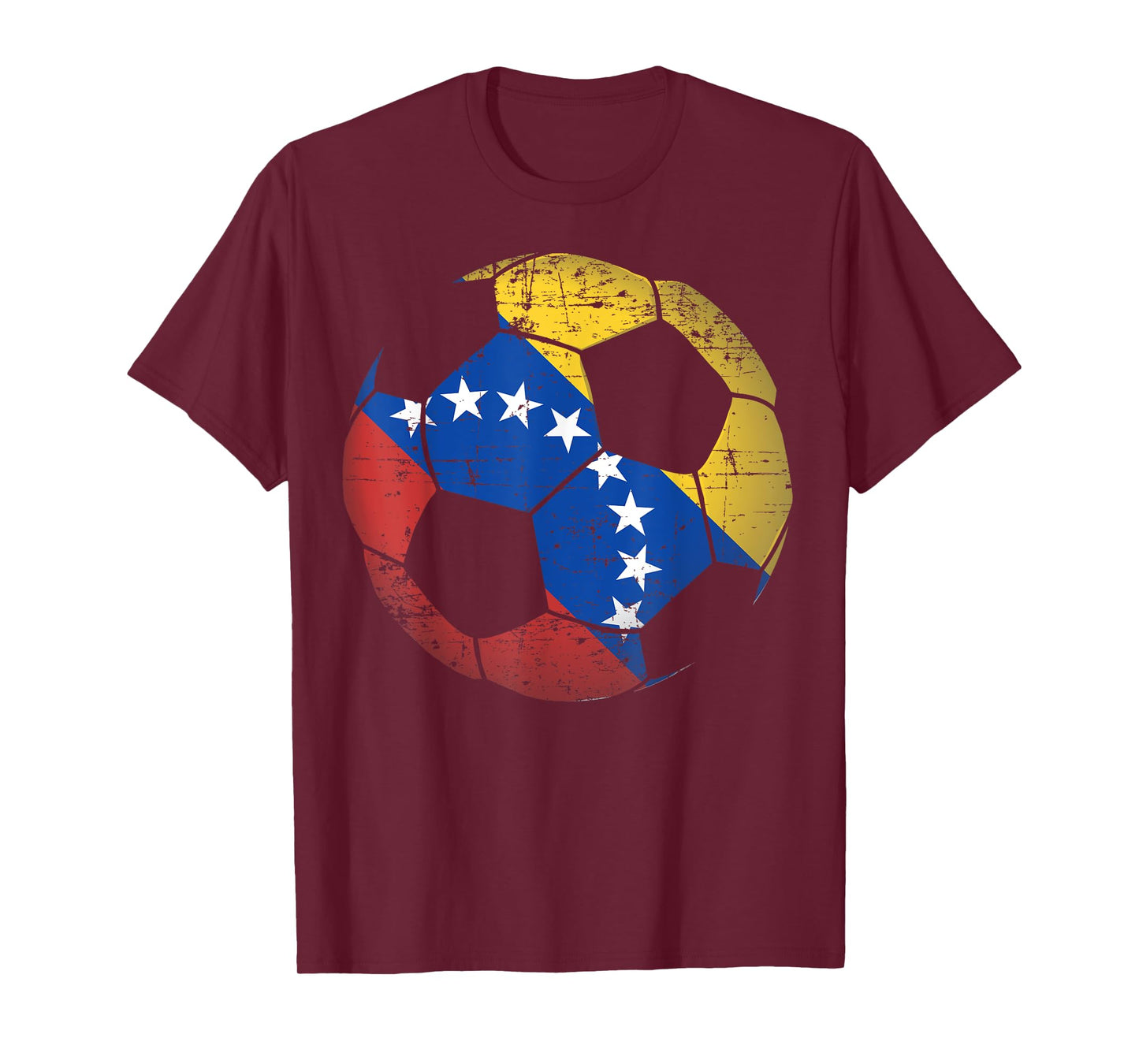 Venezuela Soccer Ball Flag - Venezuelan Football Soccer T-Shirt