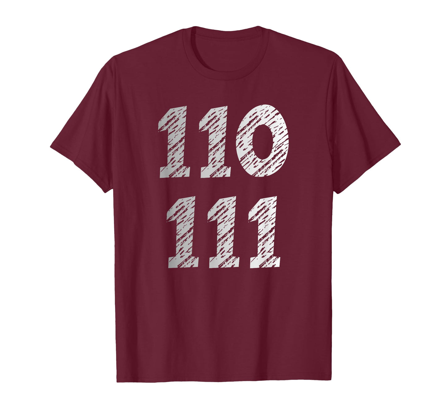 Binary 6 and 7 Geek Humor Six Seven Programmer T-Shirt