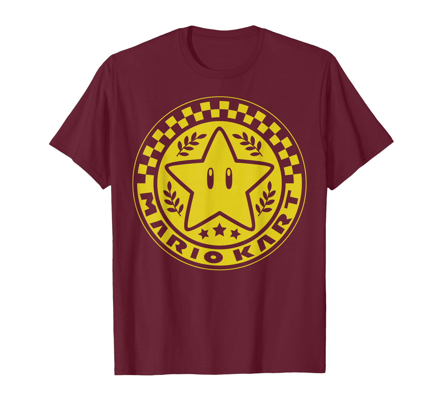 Nintendo Mario Kart Star Cup Emblem Graphic T-Shirt T-Shirt