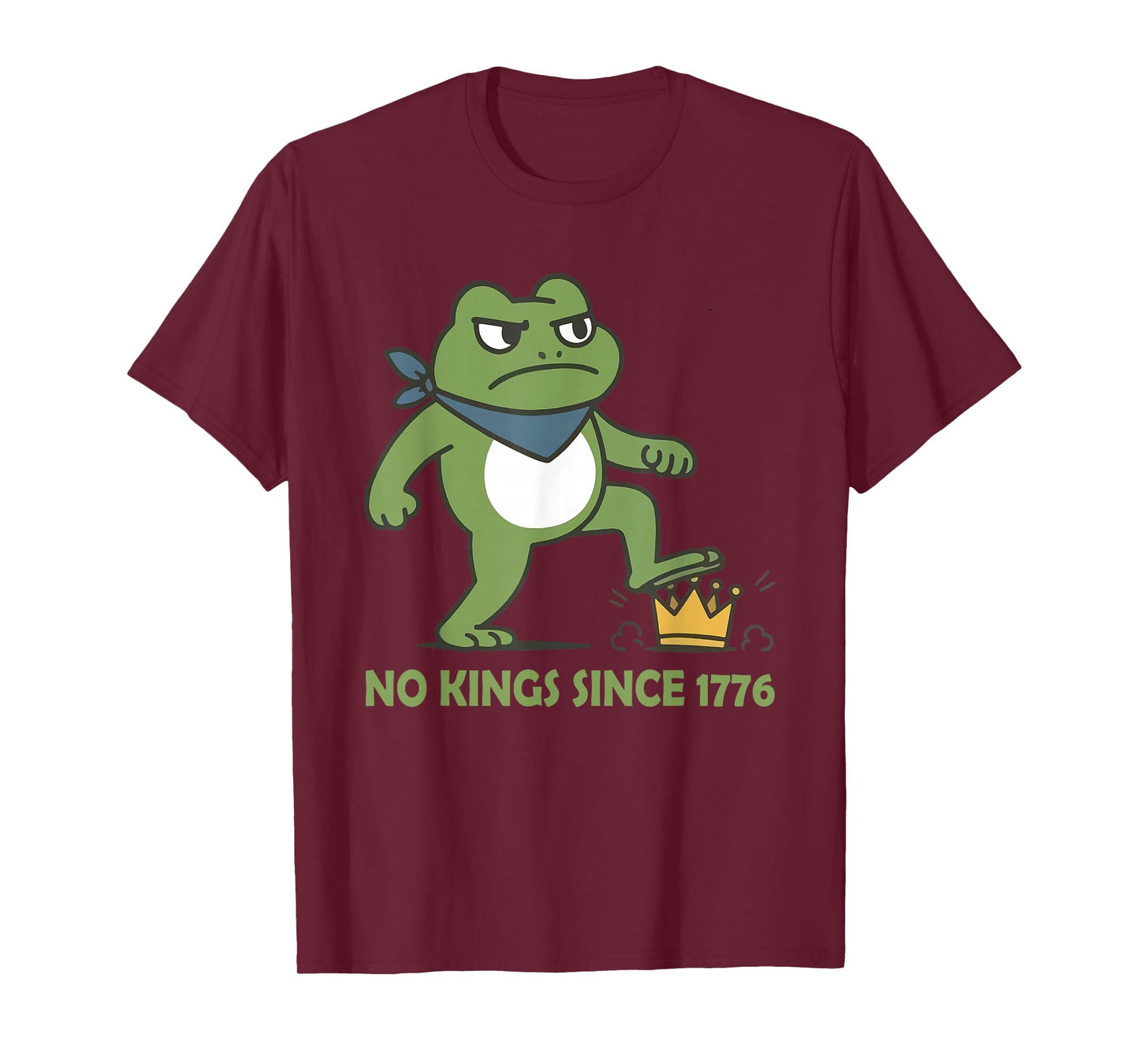 Frog Protest No Kings in America T-Shirt