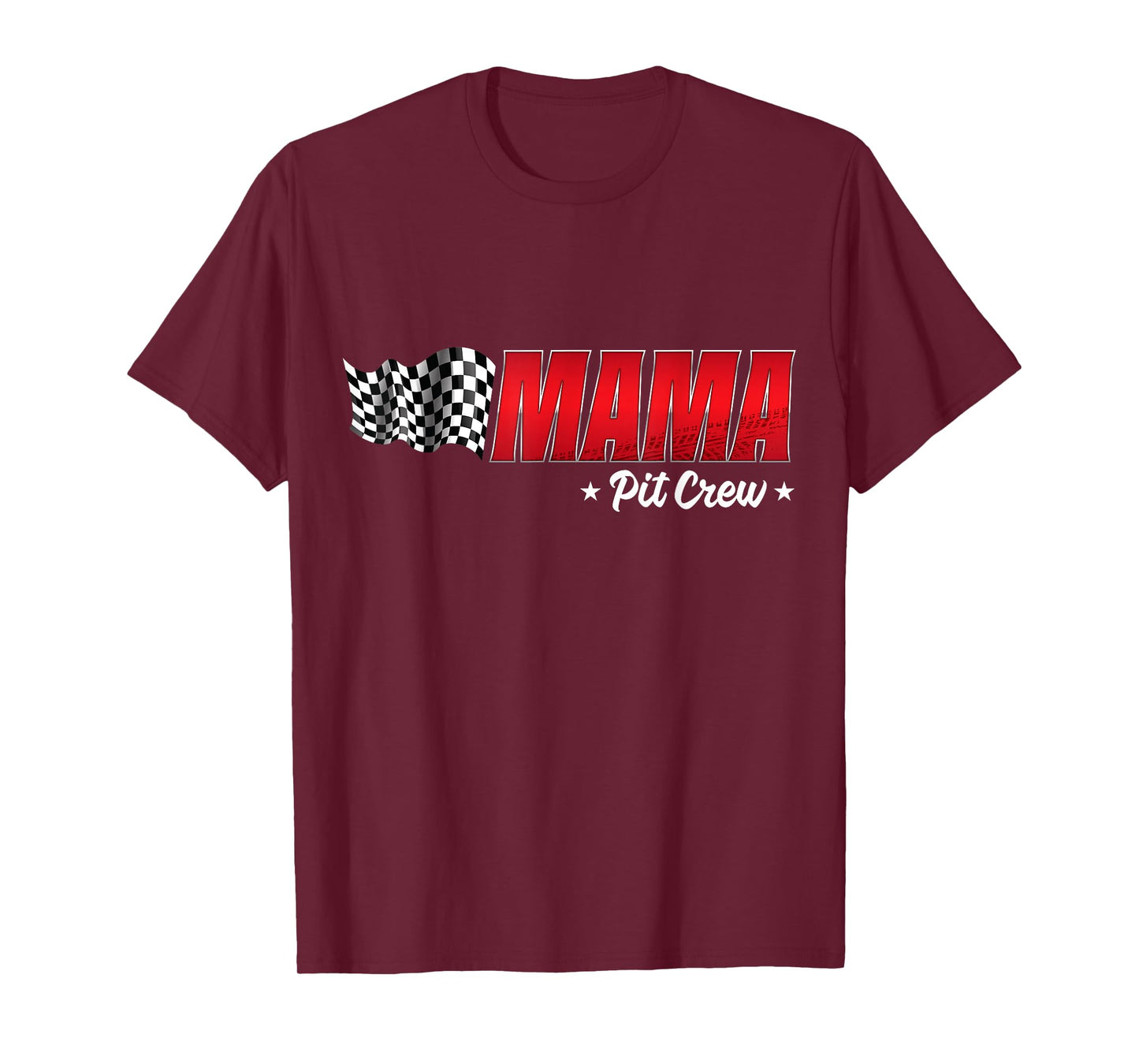 Mama Pit Crew Race Car Birthday Family Racing Adult Women T-Shirt